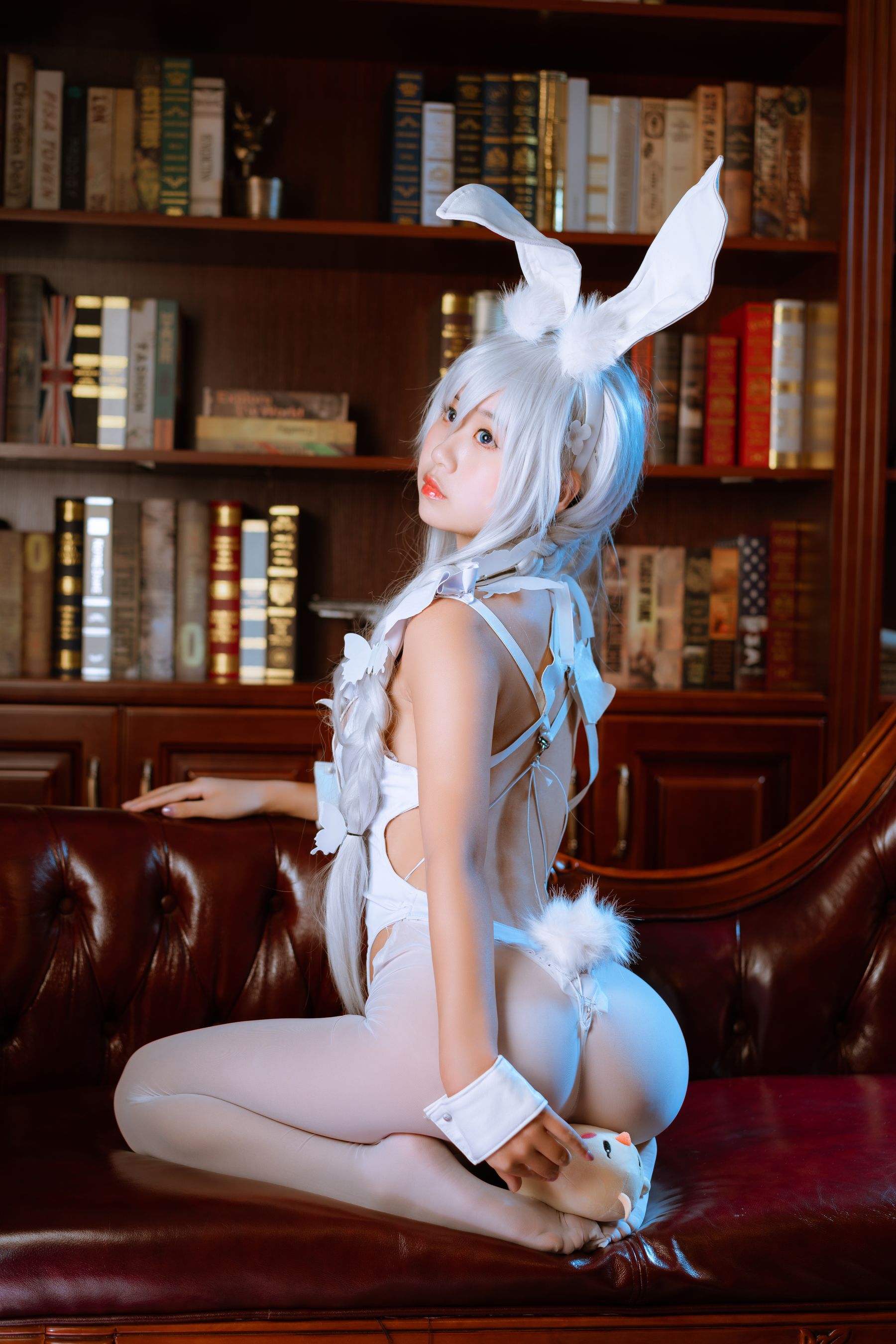阳光美少女萌芽儿o0 – 恶毒白兔 Cosplay-第8张