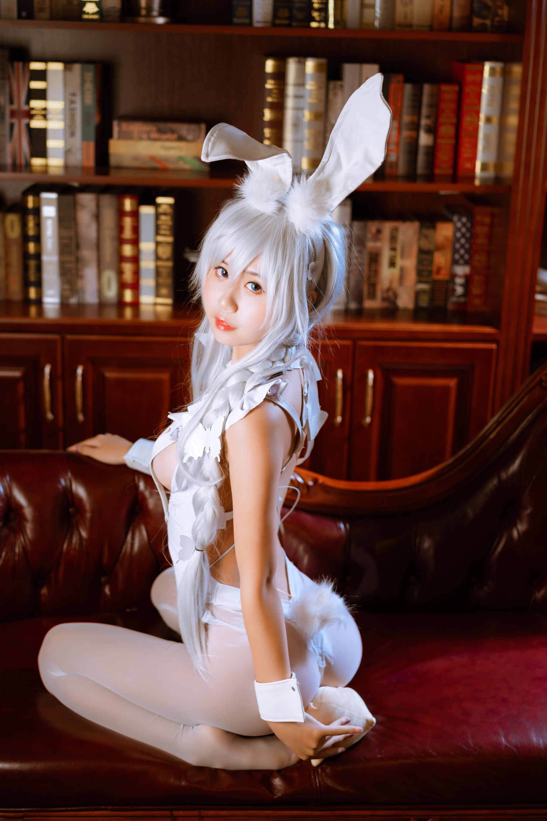 阳光美少女萌芽儿o0 – 恶毒白兔 Cosplay-第7张