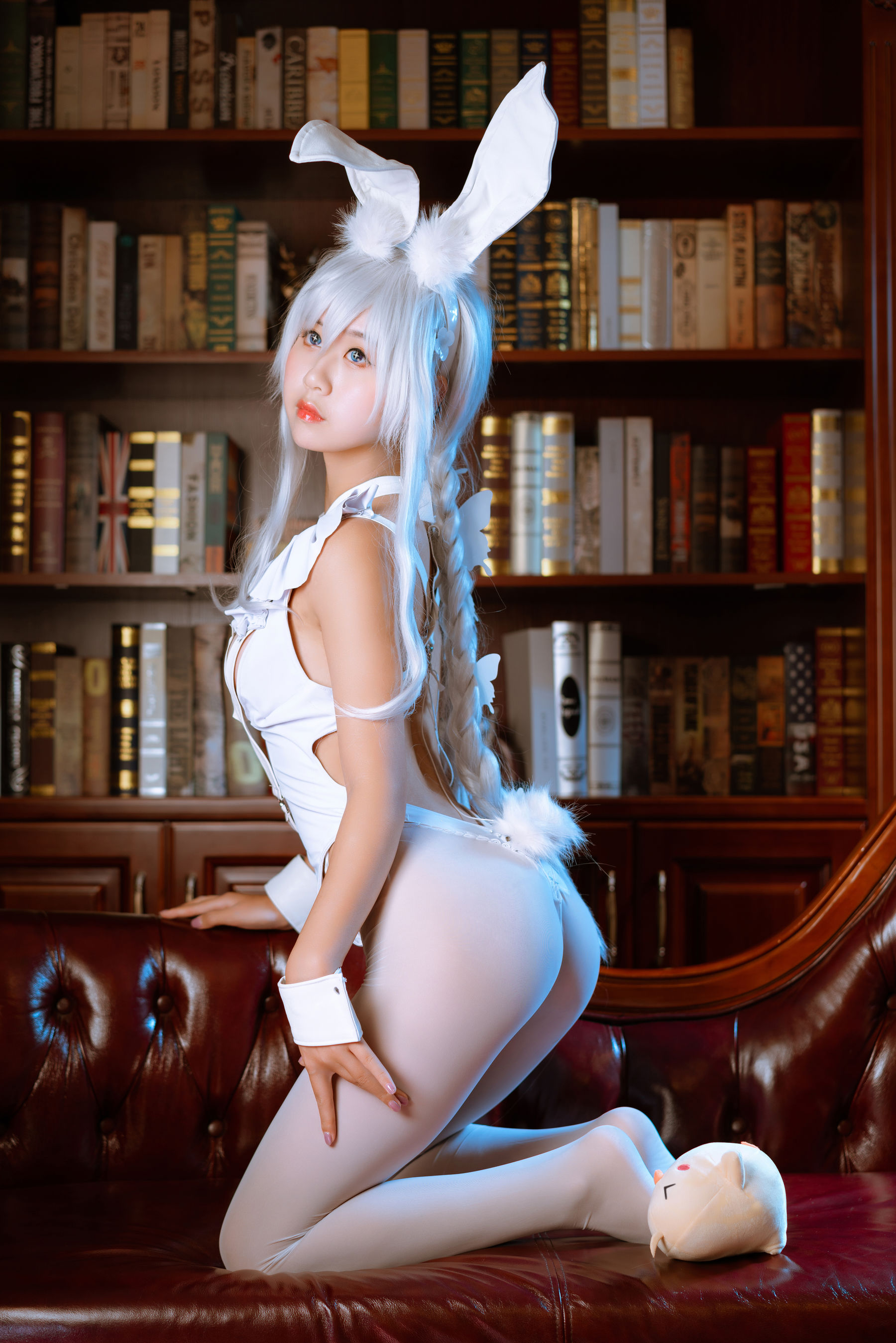 阳光美少女萌芽儿o0 – 恶毒白兔 Cosplay-第48张