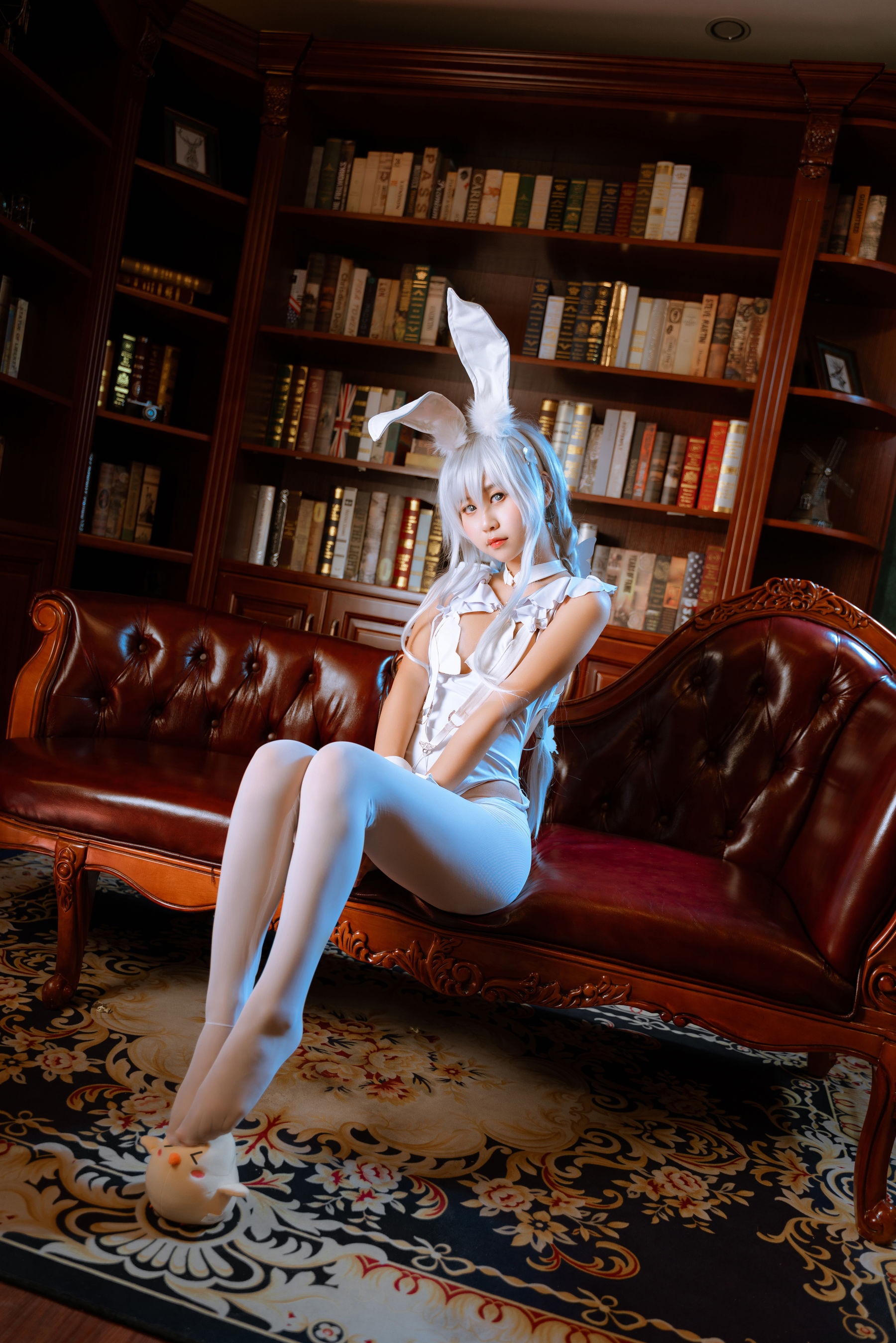 阳光美少女萌芽儿o0 – 恶毒白兔 Cosplay-第2张