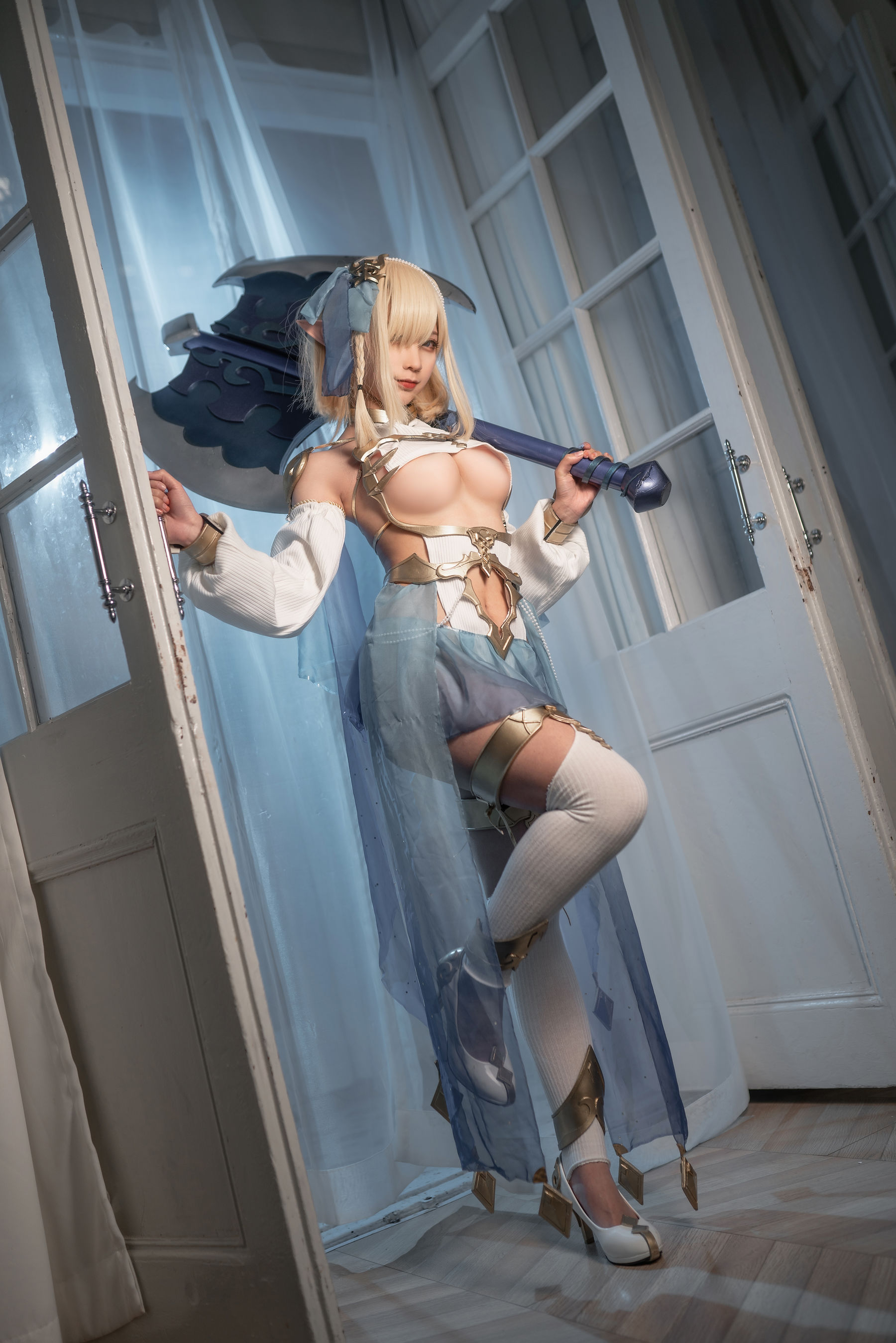 动漫博主蠢沫沫 – 精灵村 第五村人 Cosplay-第16张