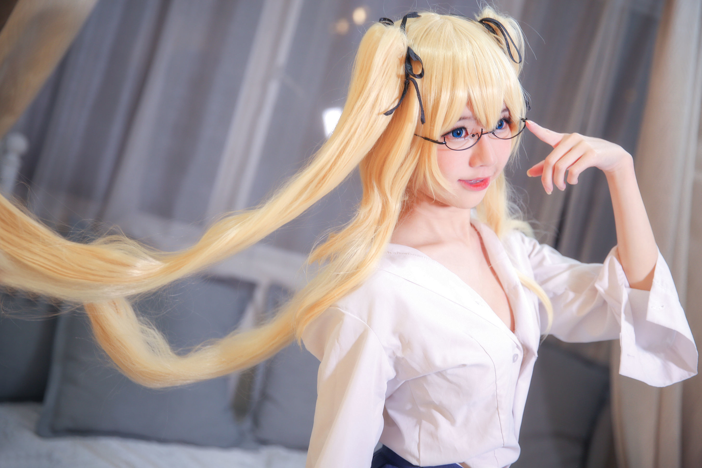 Sally Dorasnow – Eriri School Girl Cosplay-第6张