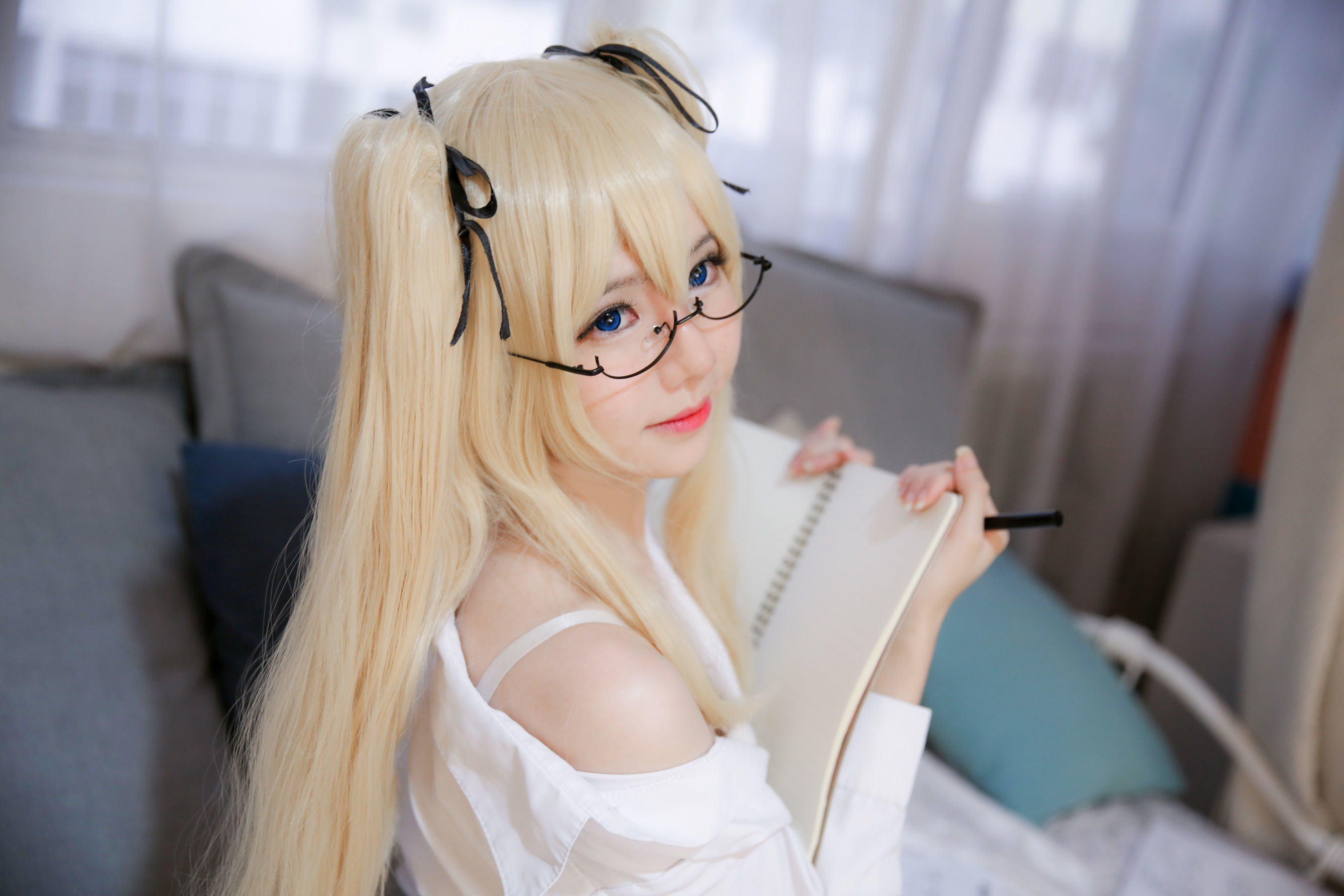 Sally Dorasnow – Eriri School Girl Cosplay-第9张