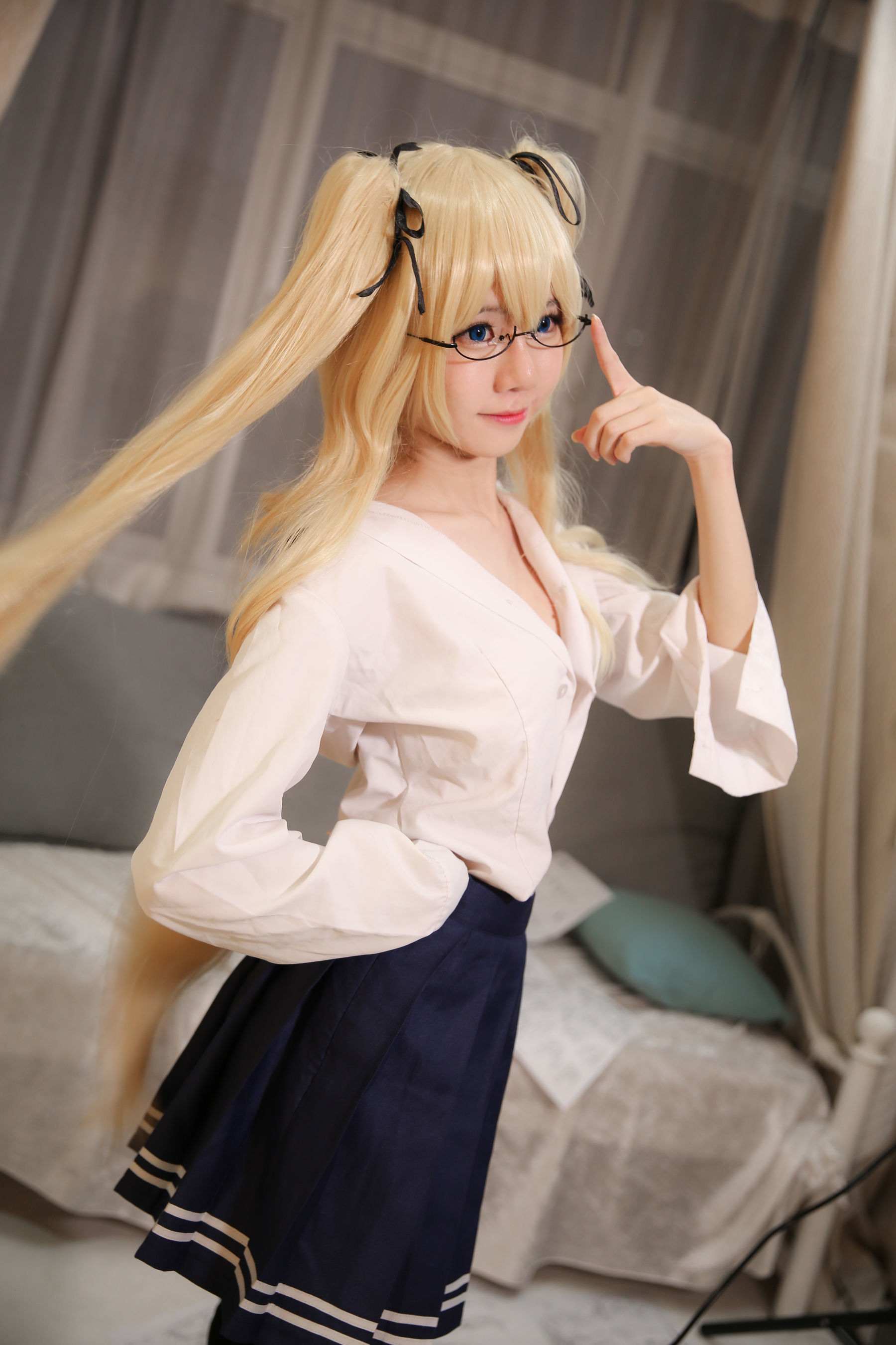 Sally Dorasnow – Eriri School Girl Cosplay-第7张