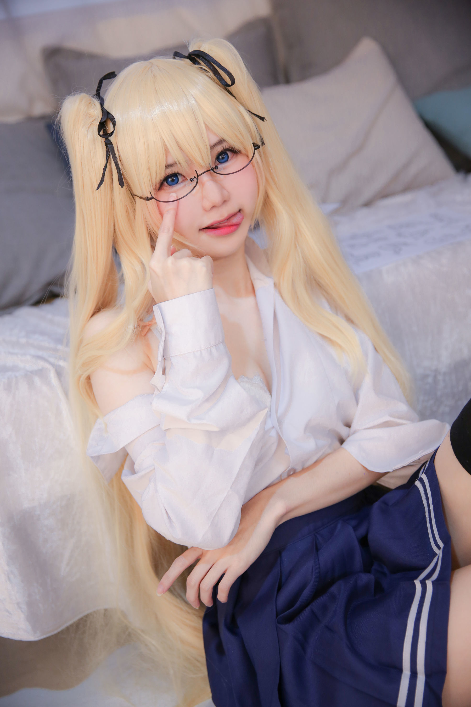 Sally Dorasnow – Eriri School Girl Cosplay-第4张