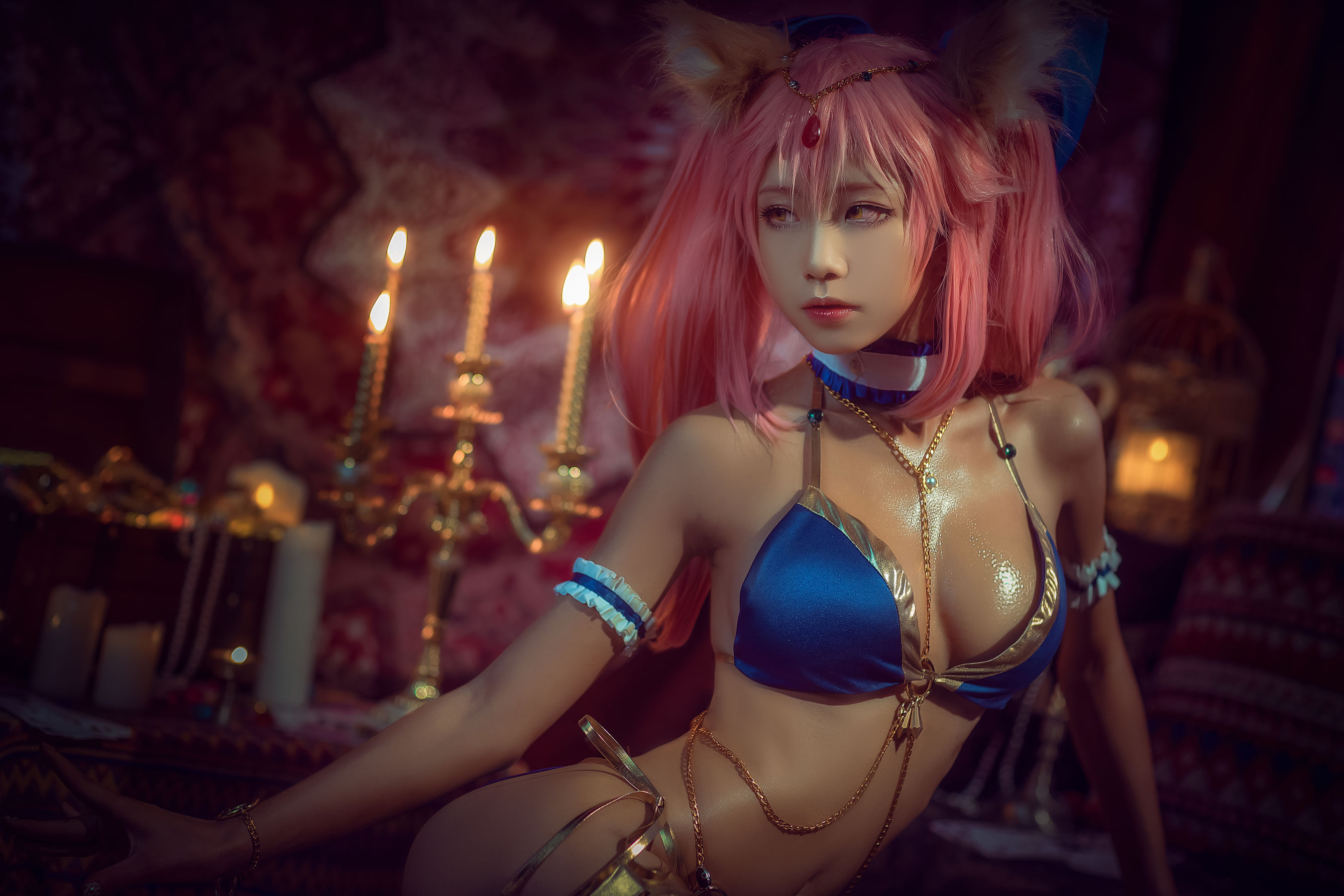 动漫博主水淼aqua 阿拉伯 Cosplay-第1张