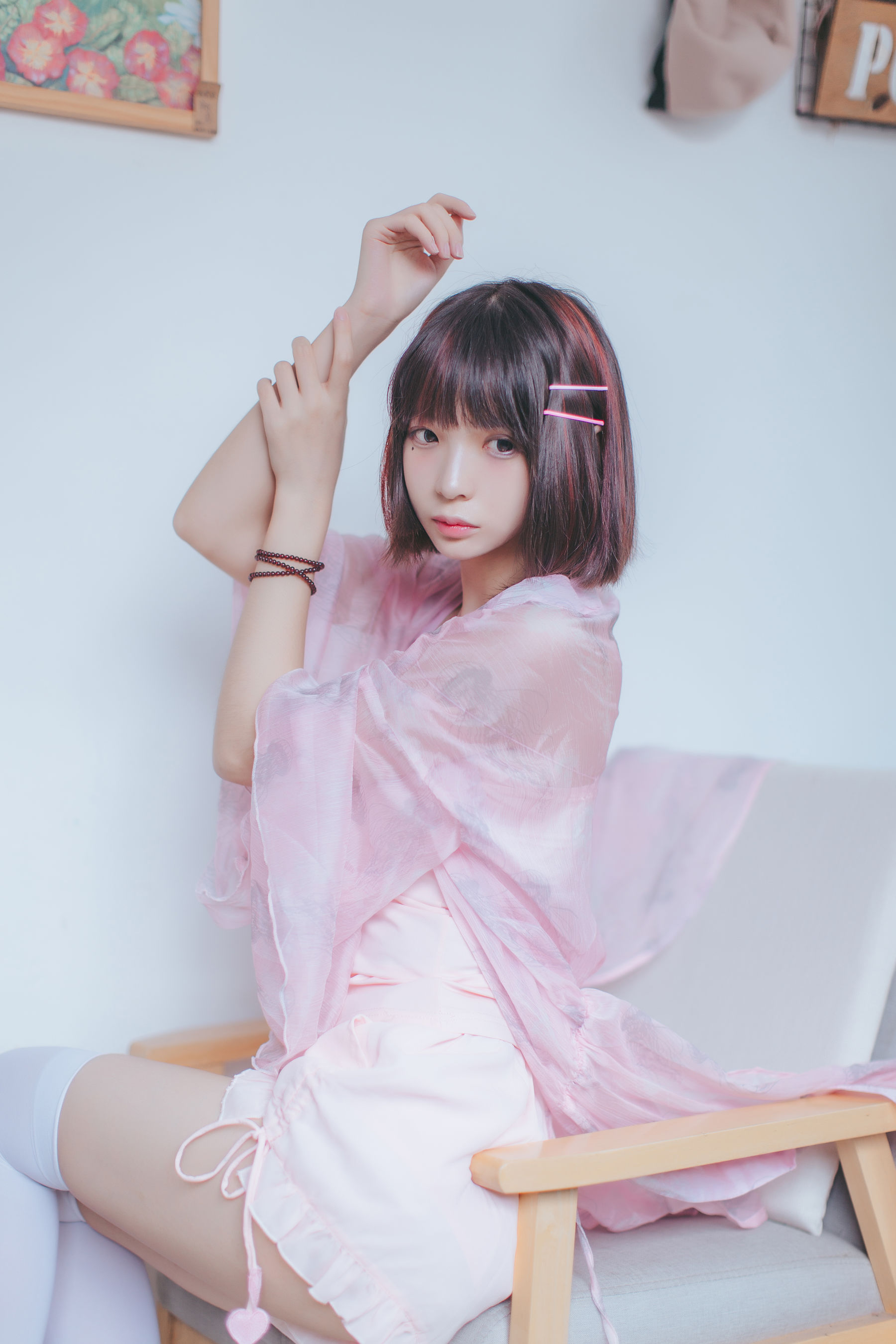 [萝莉COS] 疯猫ss《水手服和睡衣》 Cosplay-第4张
