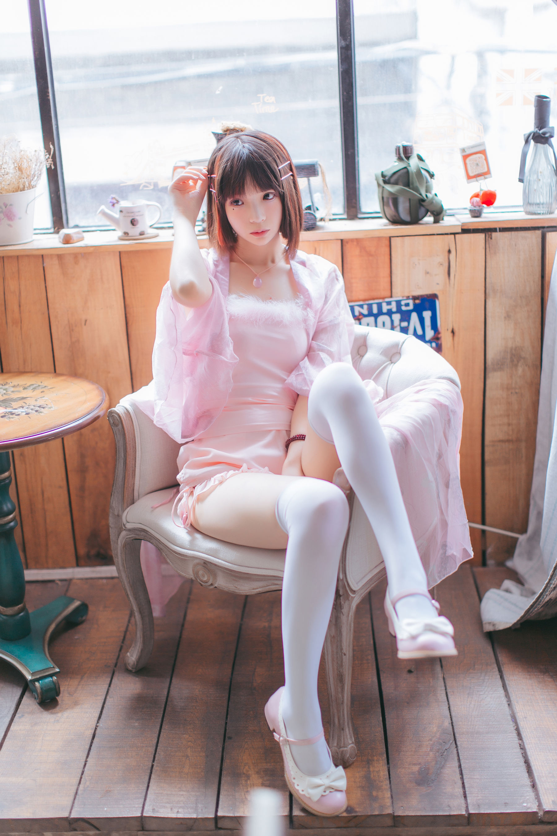[萝莉COS] 疯猫ss《水手服和睡衣》 Cosplay-第52张