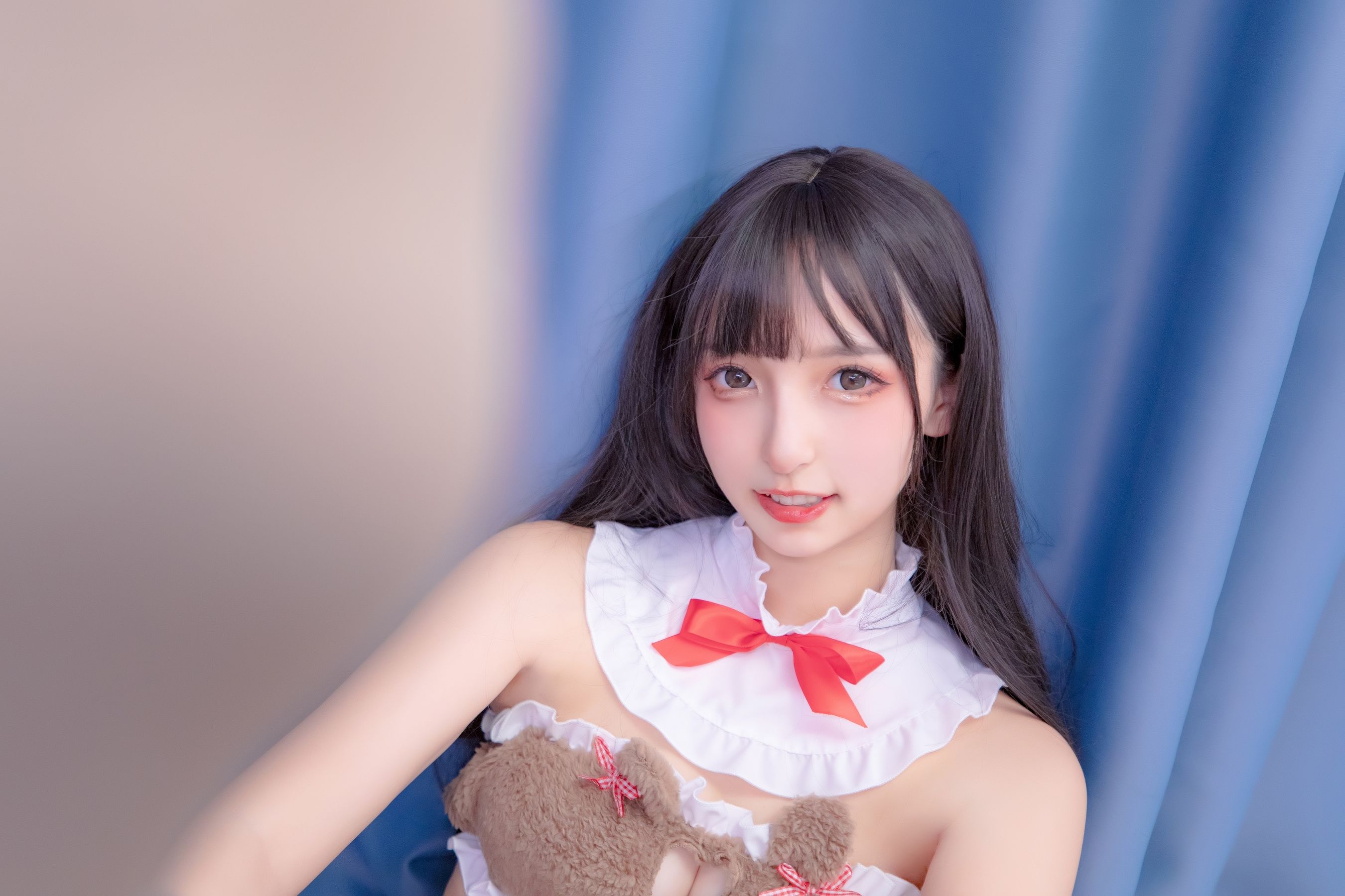 萝莉神楽板真冬 熊少女 Cosplay-第5张