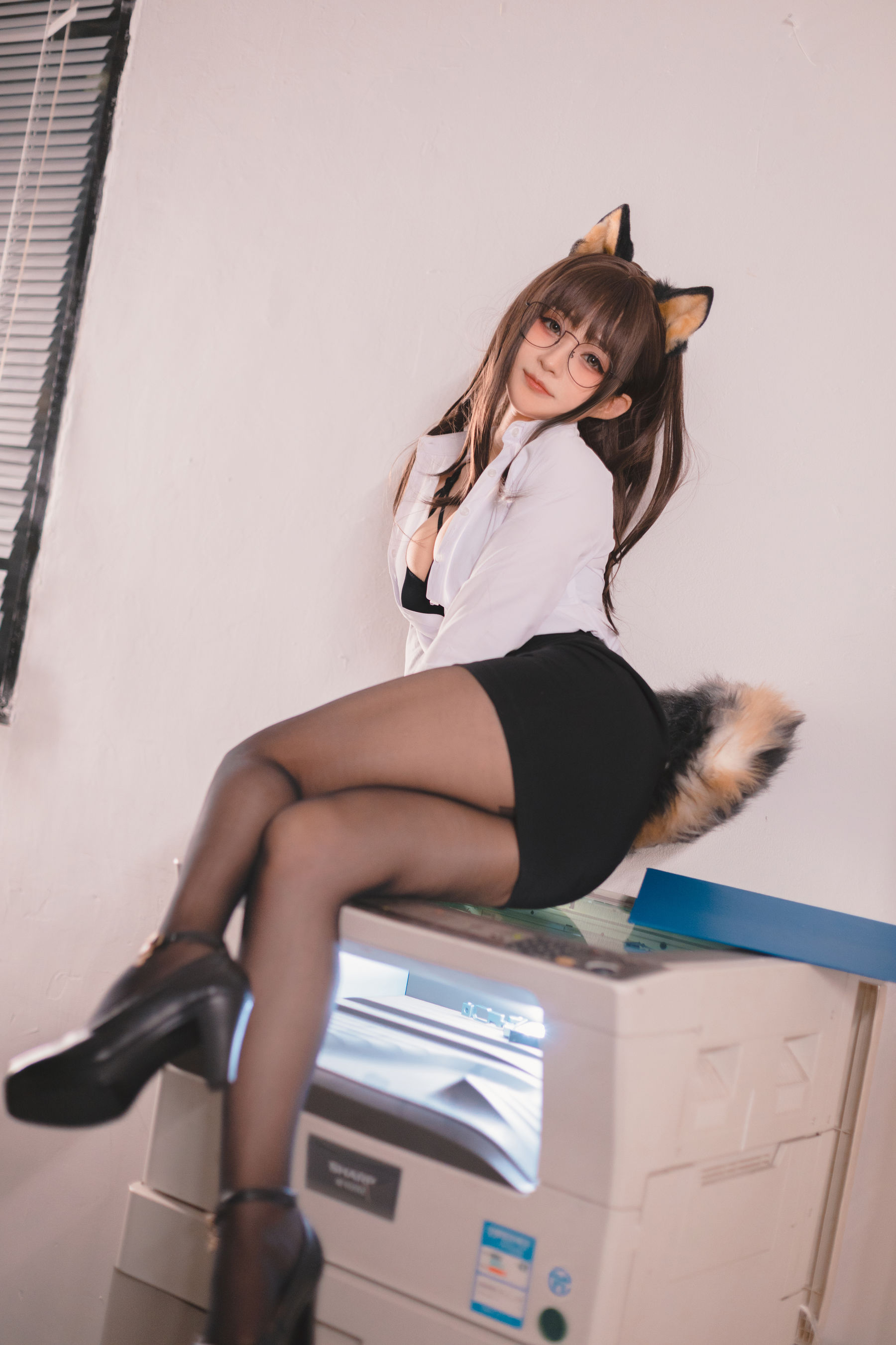 桜井宁宁 – 柴犬OL Cosplay-第32张