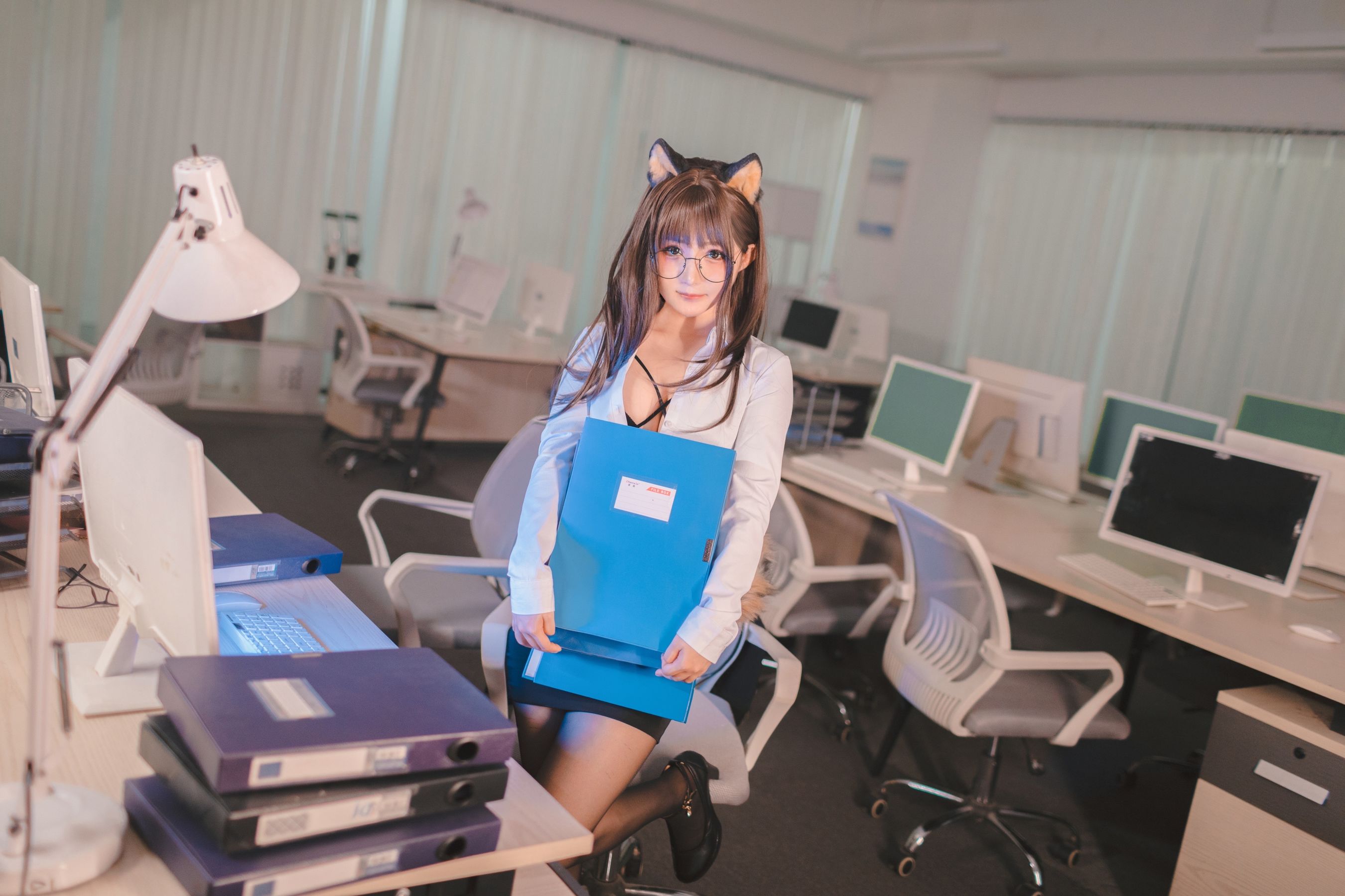 桜井宁宁 – 柴犬OL Cosplay-第59张