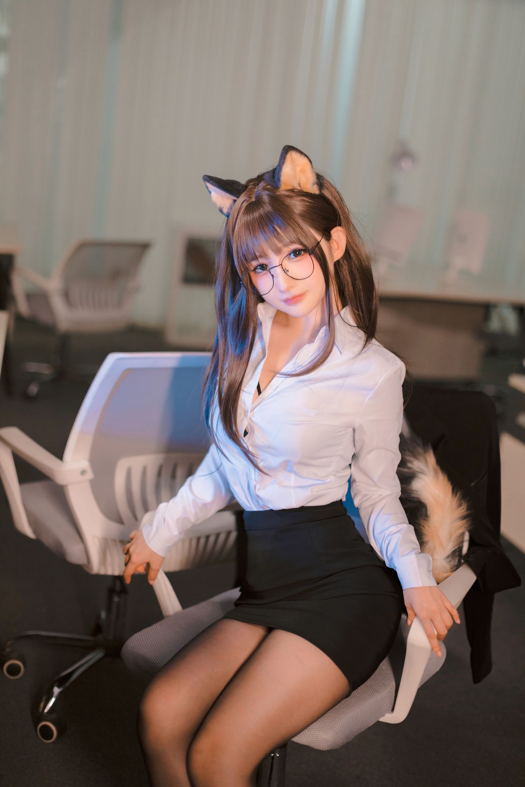 桜井宁宁 – 柴犬OL Cosplay-第7张