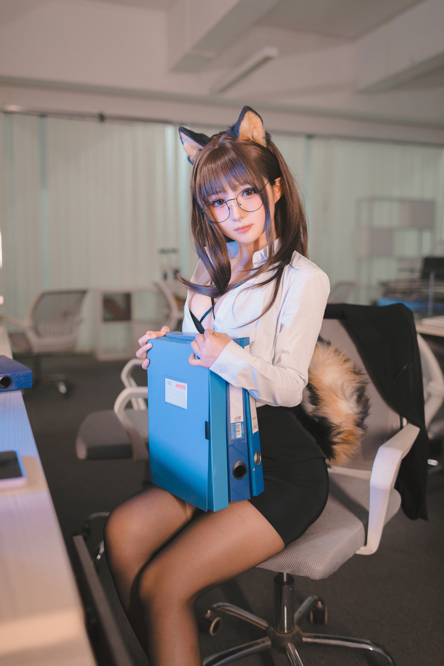 桜井宁宁 – 柴犬OL Cosplay-第58张