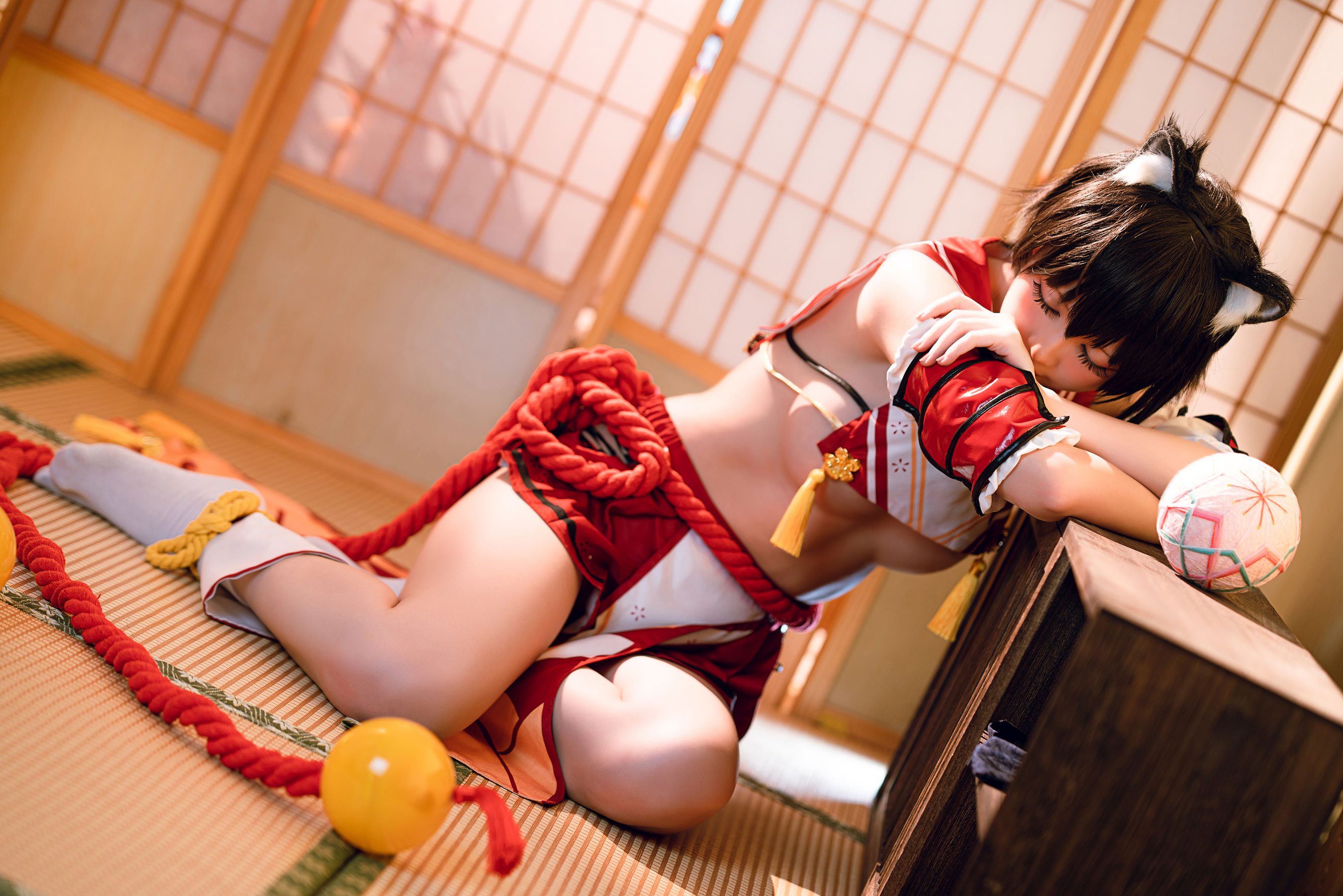 Coser小姐姐星之迟迟 – 春日椿 Cosplay-第20张