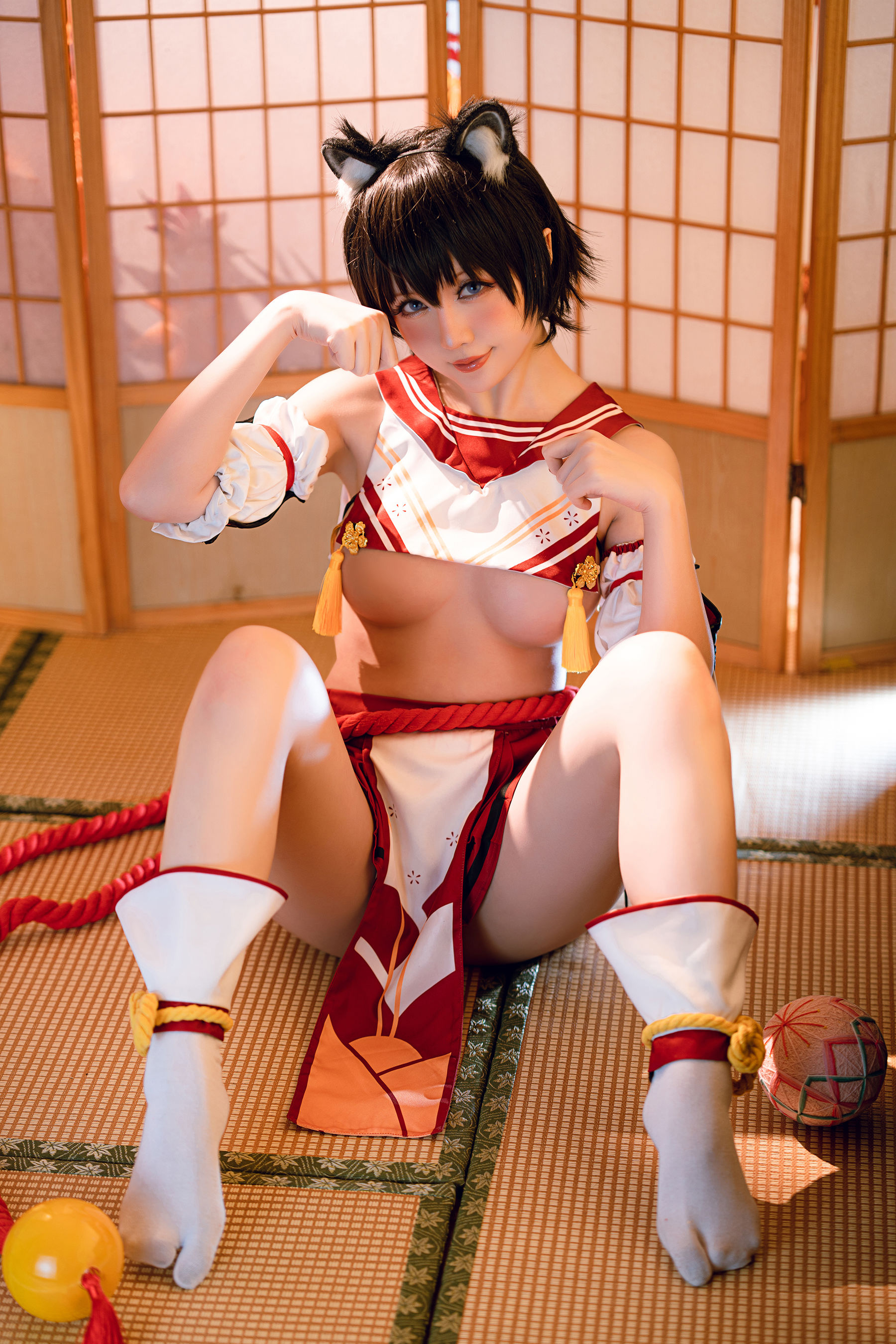 Coser小姐姐星之迟迟 – 春日椿 Cosplay-第22张