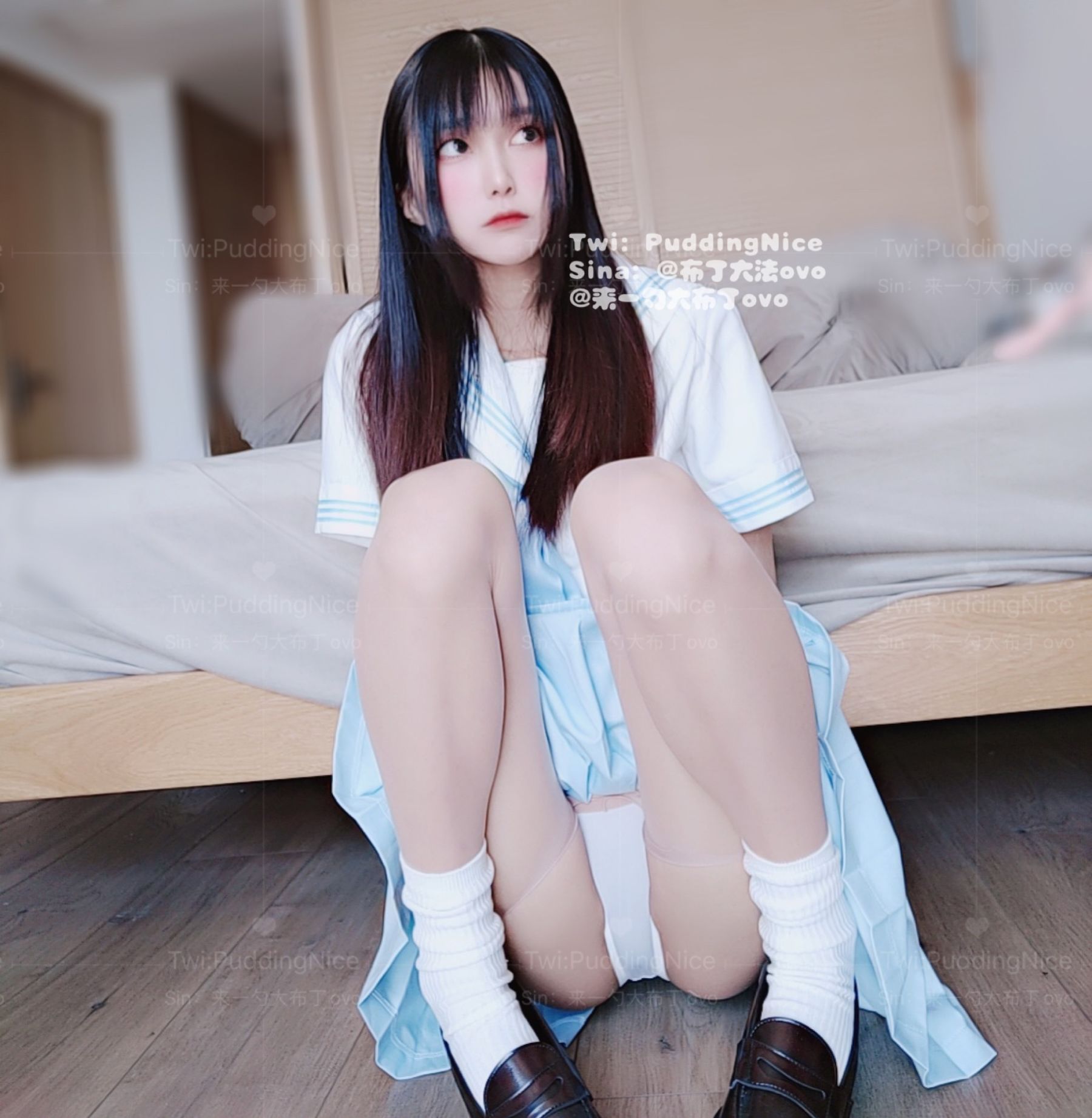 布丁大法 – JK肉丝 Cosplay-第4张