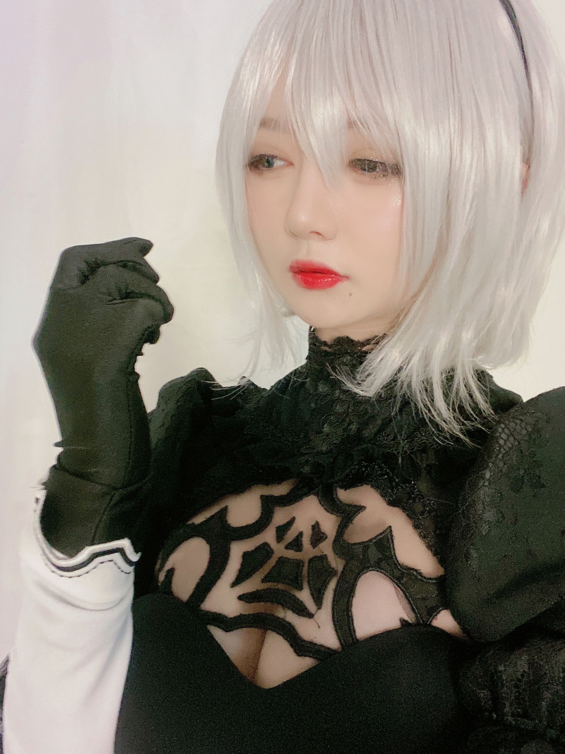 51酱 – 2B黑婚纱 Cosplay-第7张