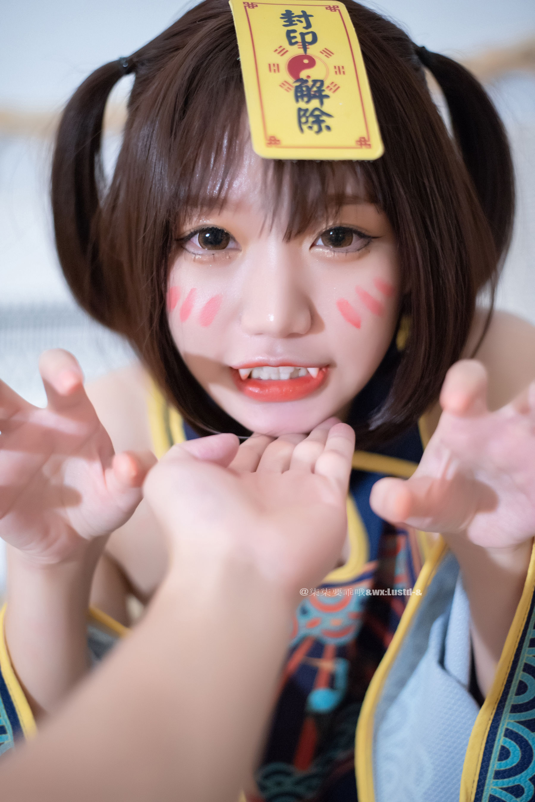 动漫博主柒柒要乖哦 – 小僵尸 Cosplay-第14张