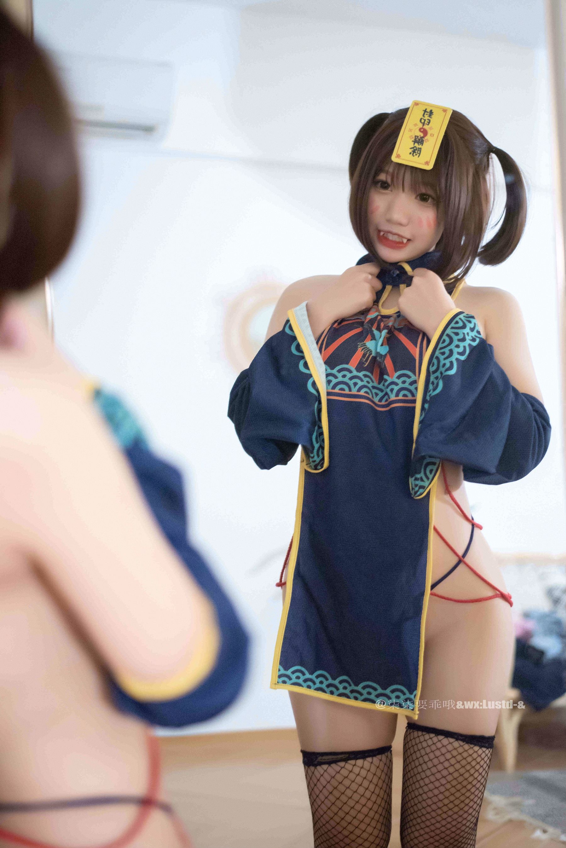 动漫博主柒柒要乖哦 – 小僵尸 Cosplay-第29张
