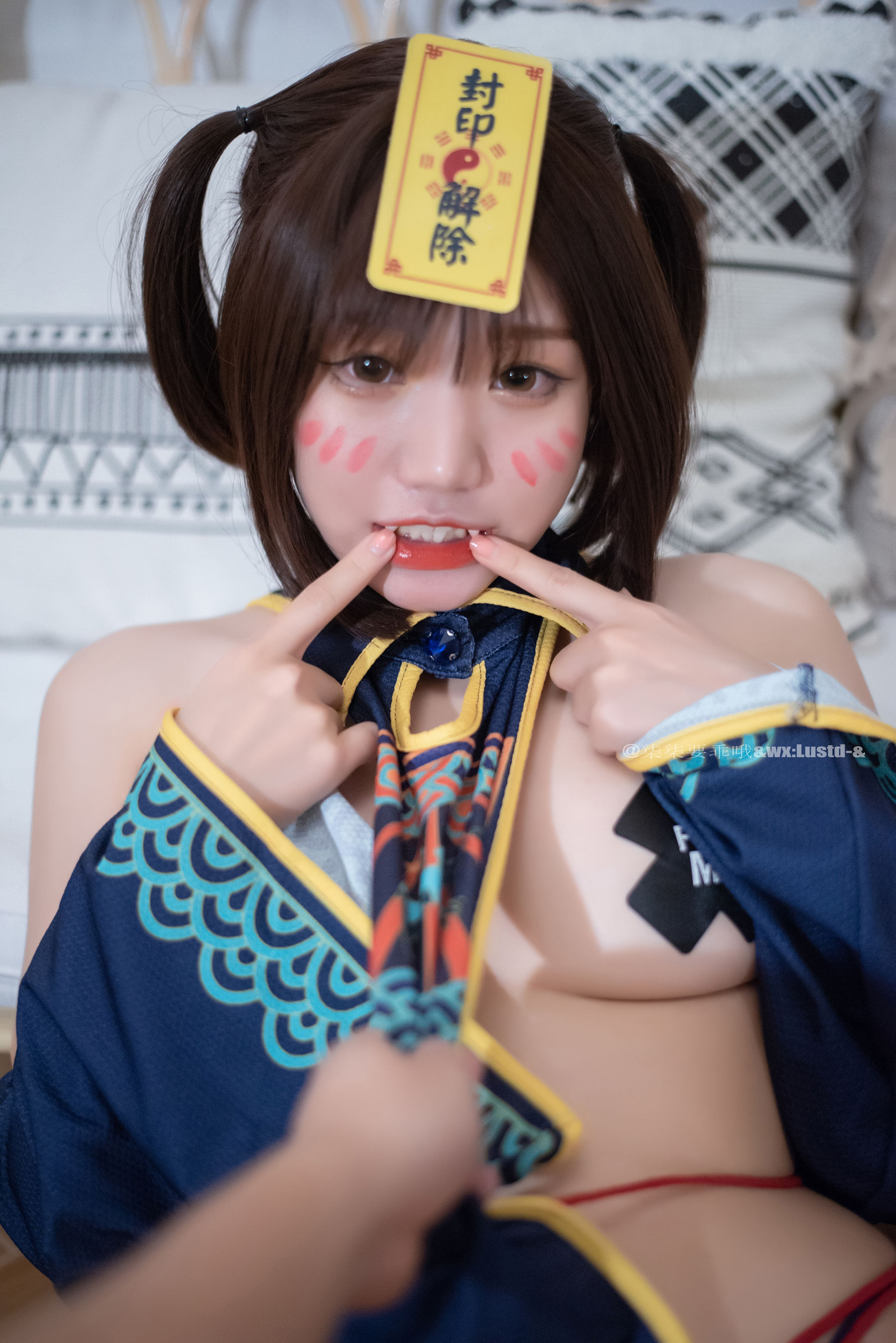 动漫博主柒柒要乖哦 – 小僵尸 Cosplay-第20张