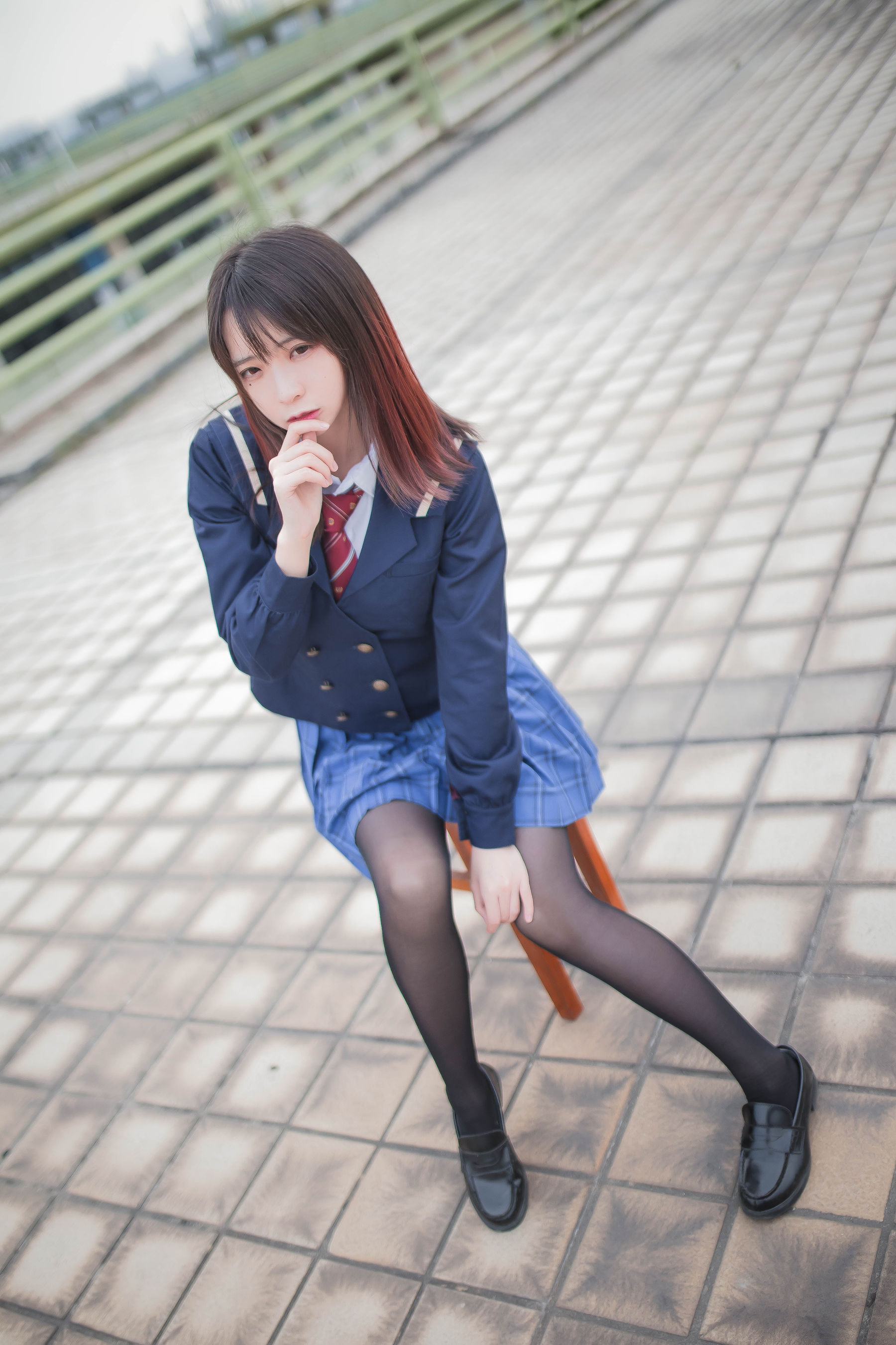 [萝莉COS] 疯猫ss《叛逆青春少女》 Cosplay-第6张