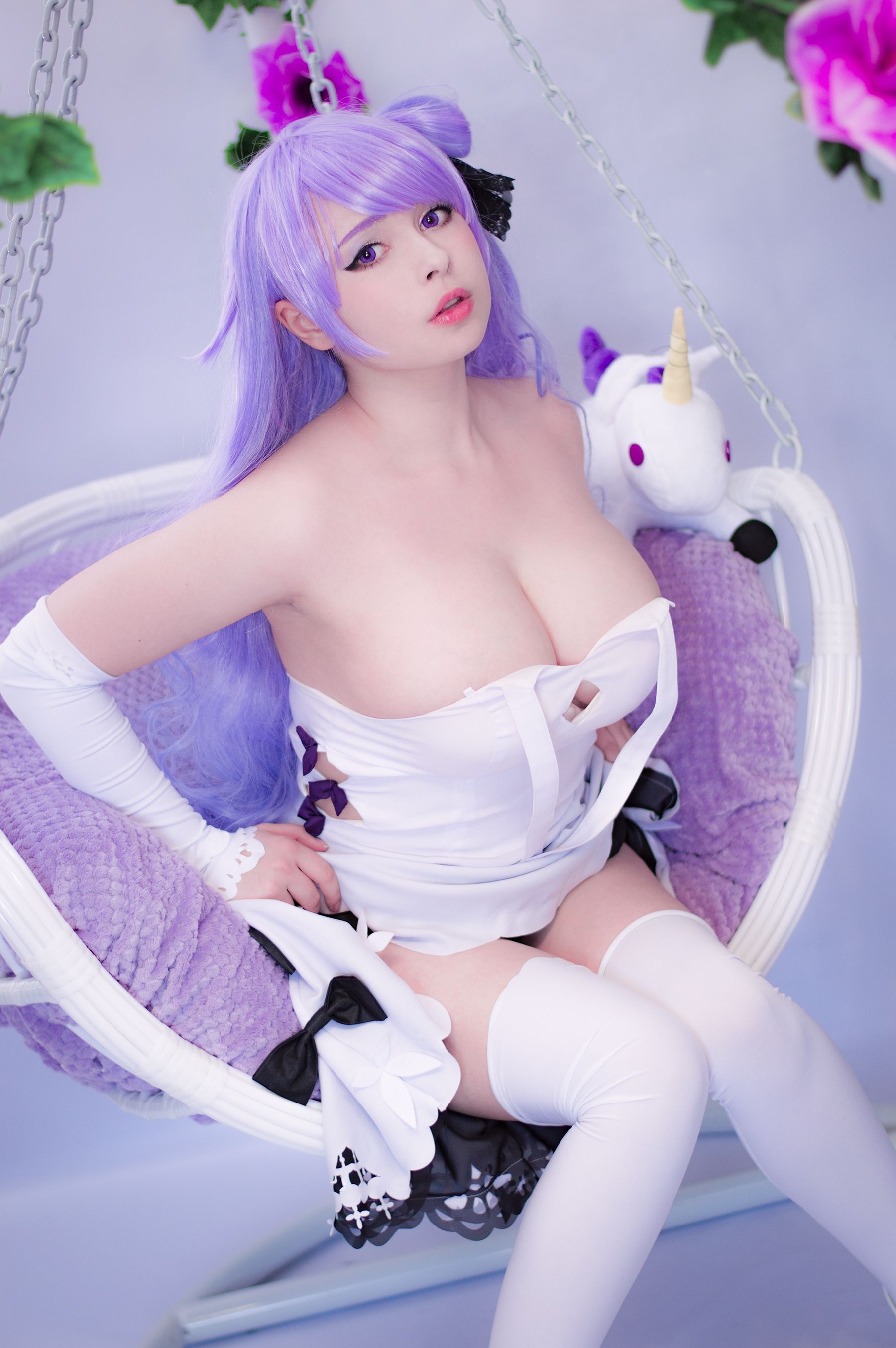 Yoshinobi – Unicorn (Azur Lane) Cosplay-第3张