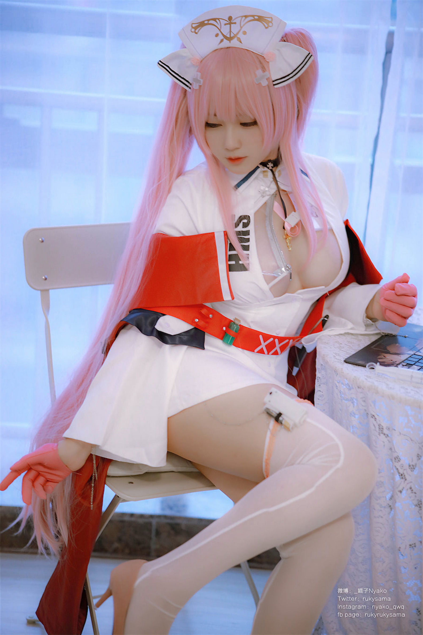 萌妹子Nyako喵子 – 英仙座护士 Cosplay-第62张