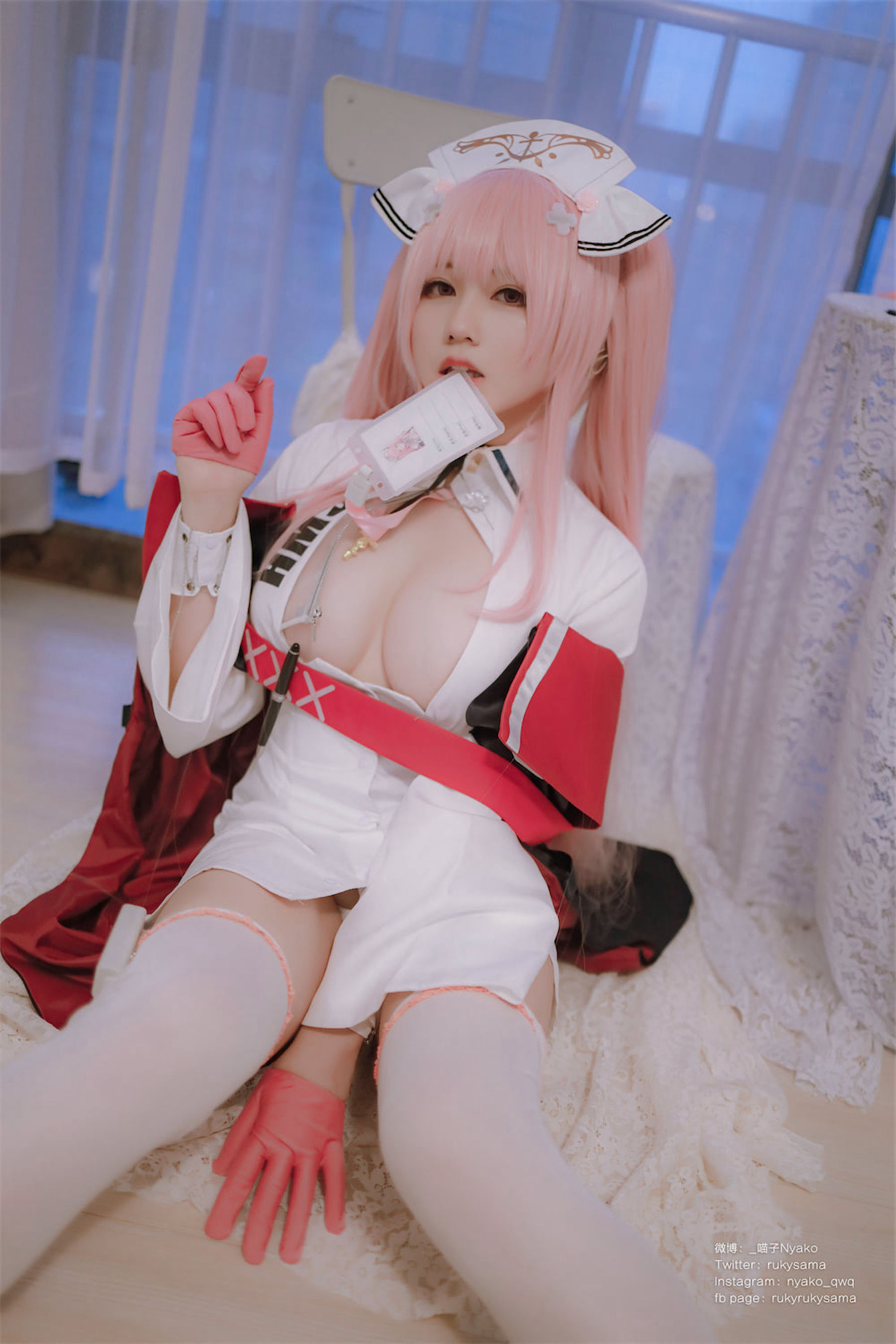 萌妹子Nyako喵子 – 英仙座护士 Cosplay-第49张
