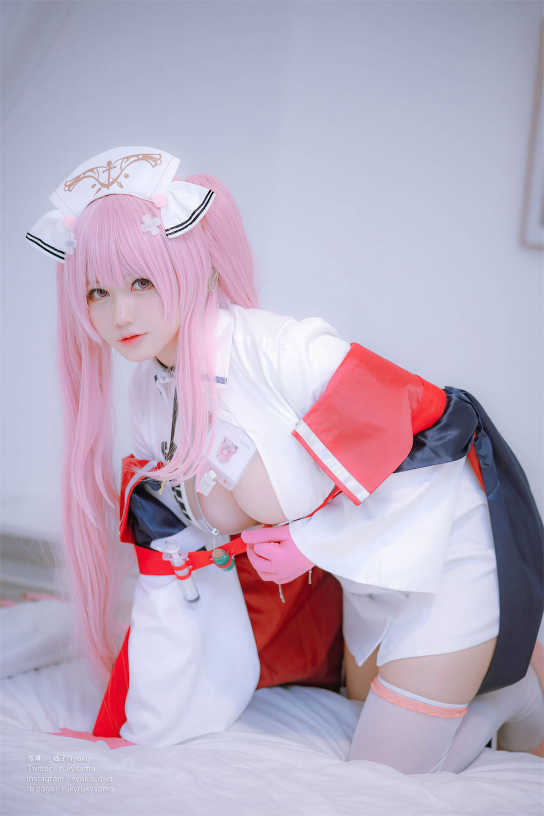 萌妹子Nyako喵子 – 英仙座护士 Cosplay-第19张