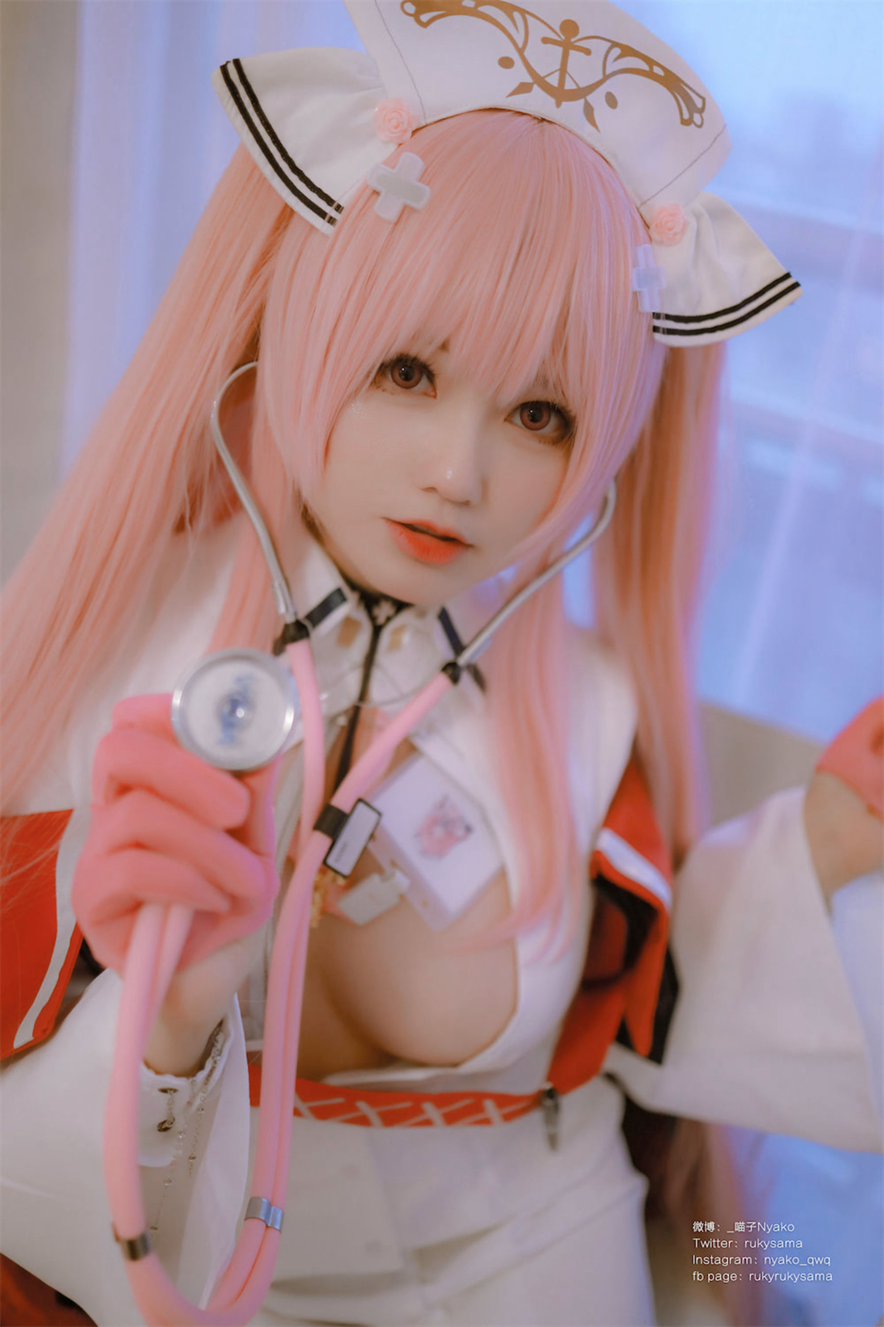 萌妹子Nyako喵子 – 英仙座护士 Cosplay-第47张