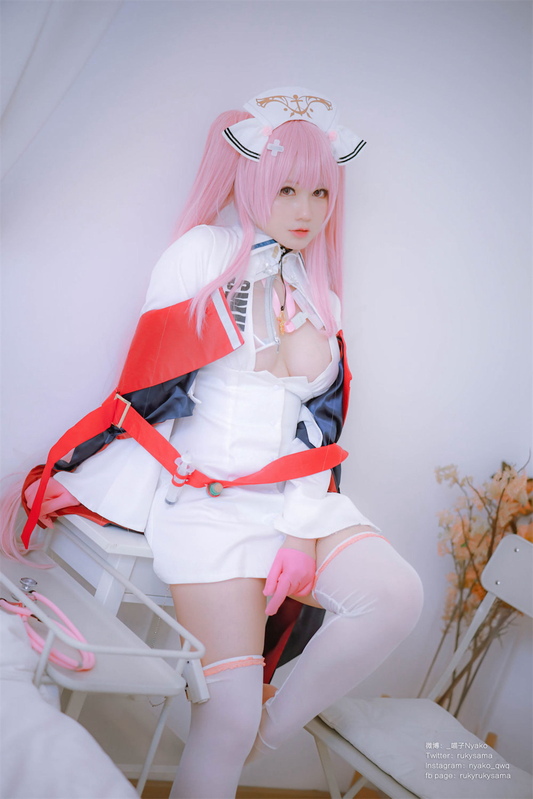萌妹子Nyako喵子 – 英仙座护士 Cosplay-第29张