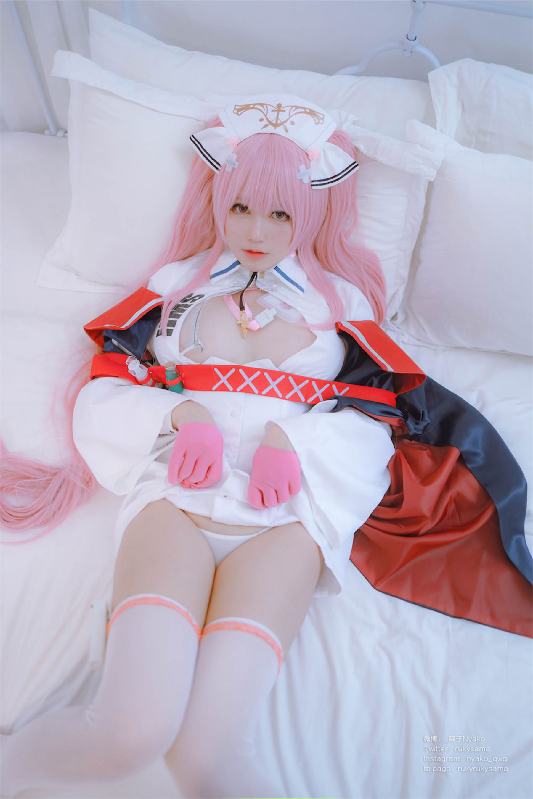 萌妹子Nyako喵子 – 英仙座护士 Cosplay-第4张