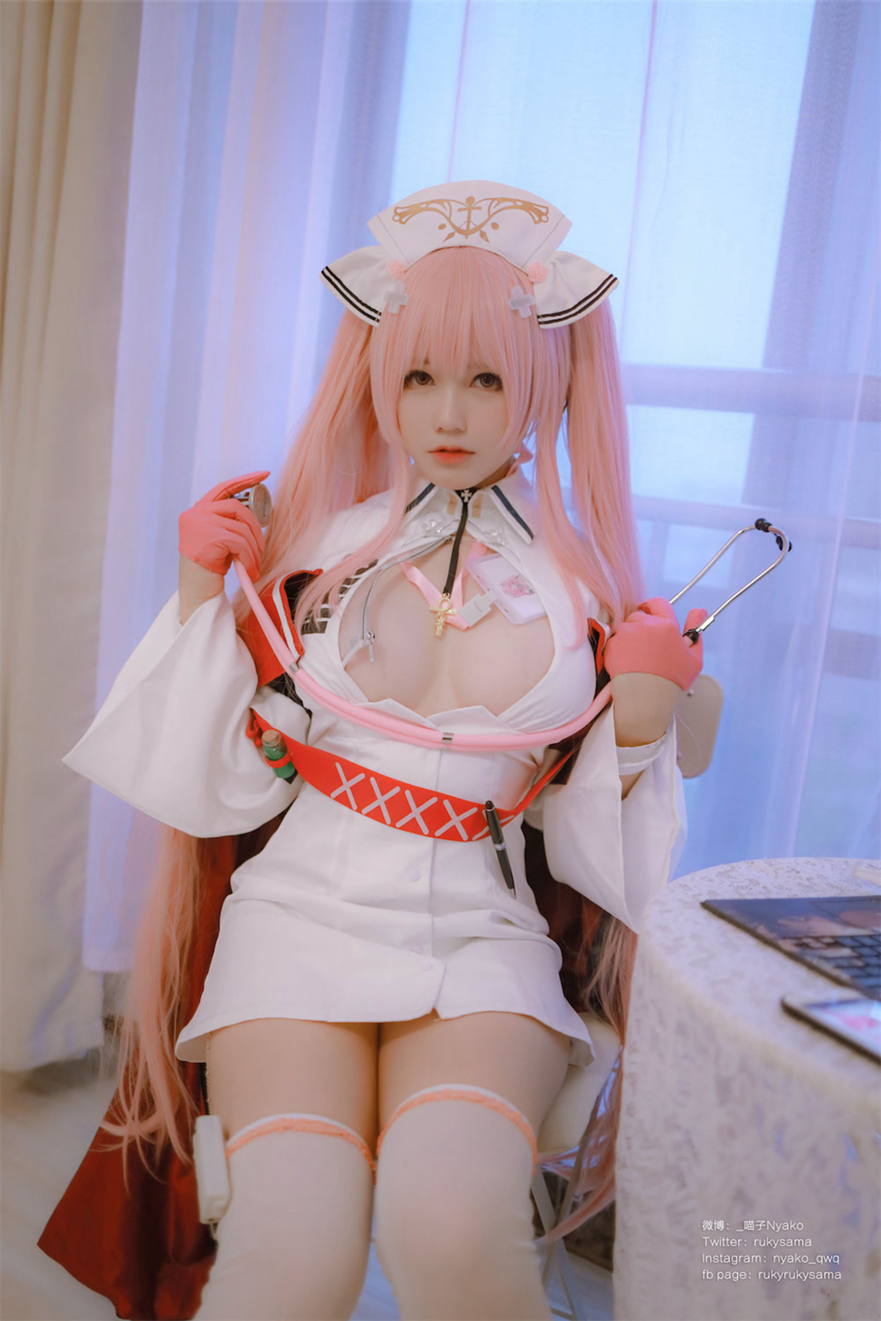 萌妹子Nyako喵子 – 英仙座护士 Cosplay-第51张