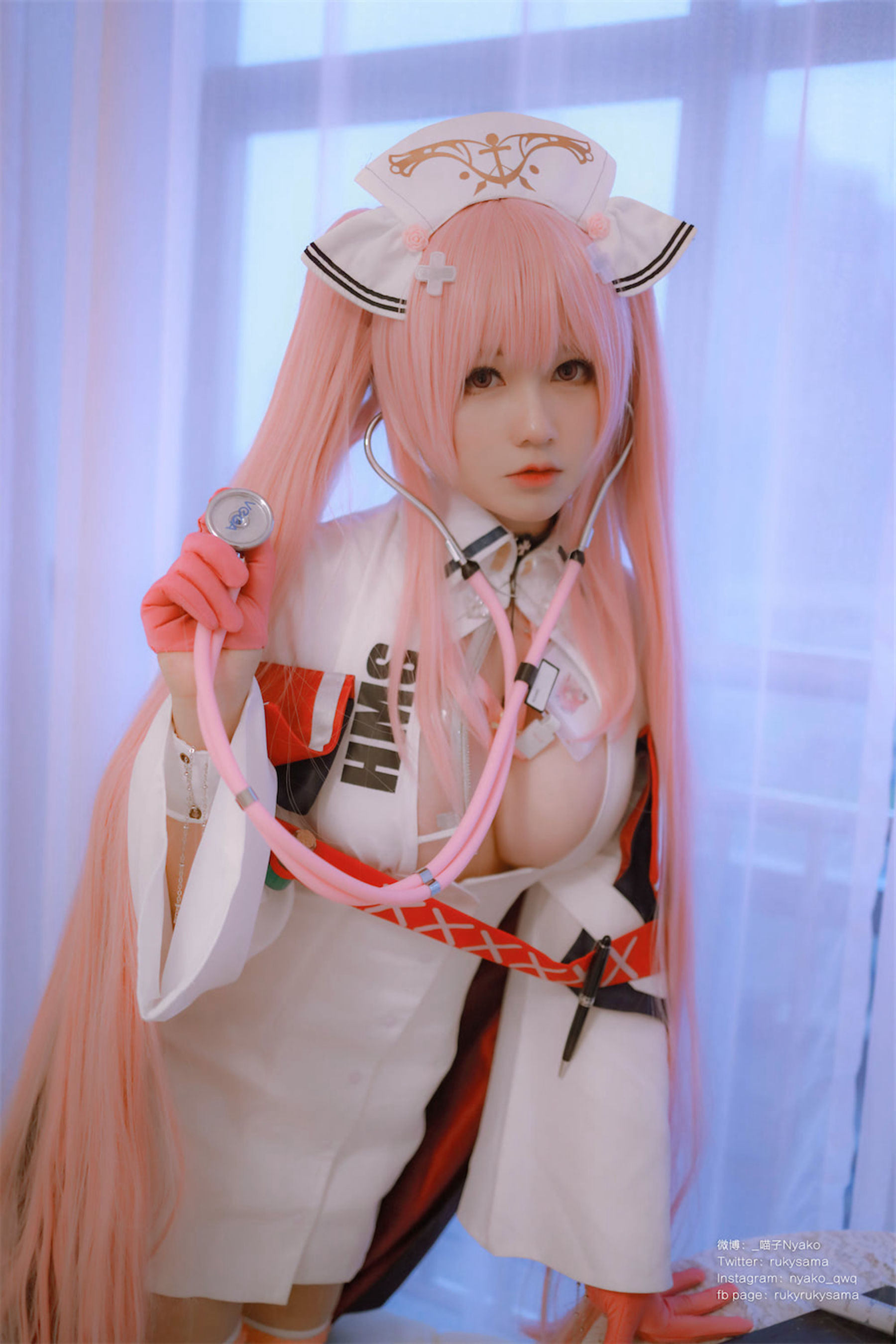 萌妹子Nyako喵子 – 英仙座护士 Cosplay-第43张