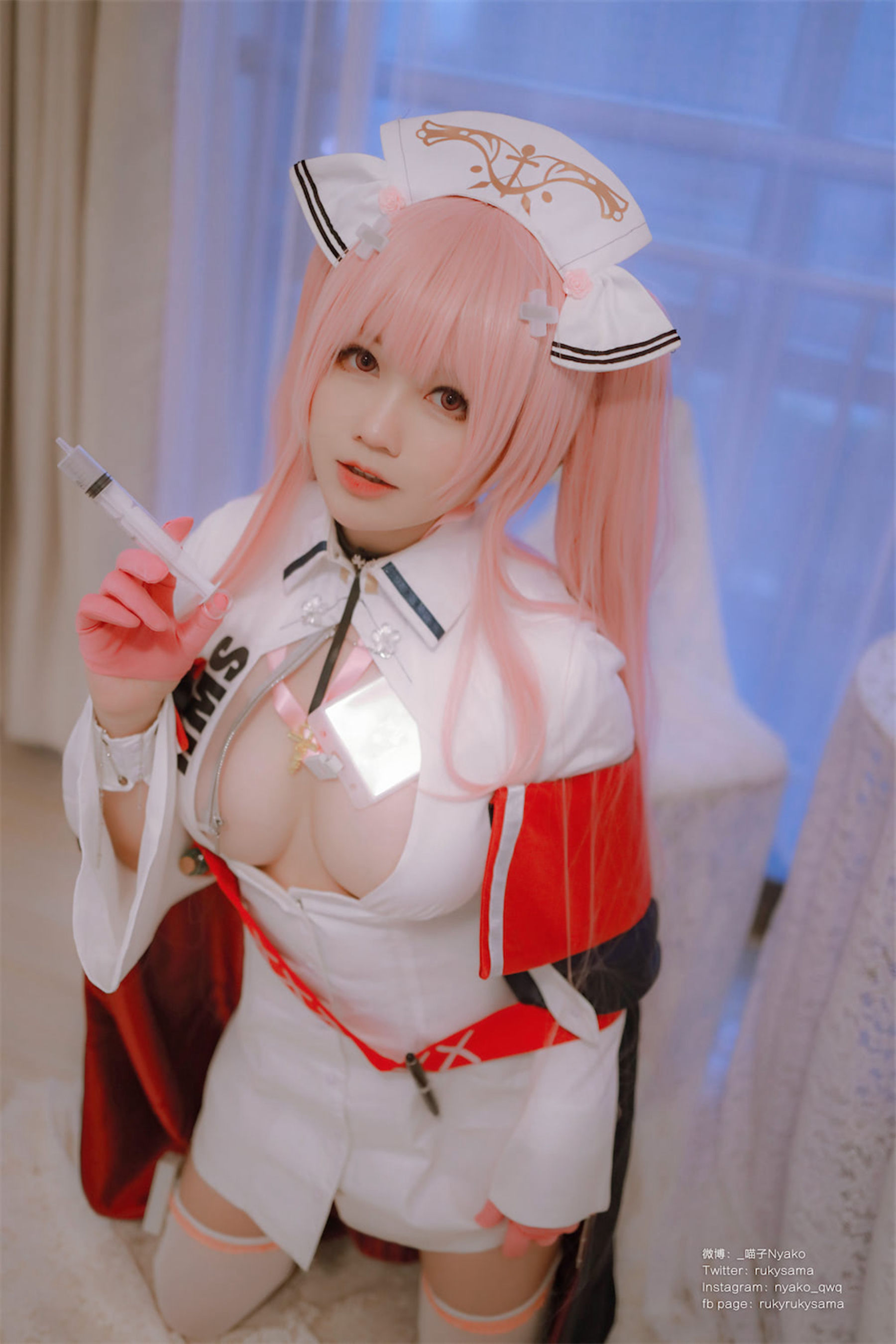 萌妹子Nyako喵子 – 英仙座护士 Cosplay-第57张