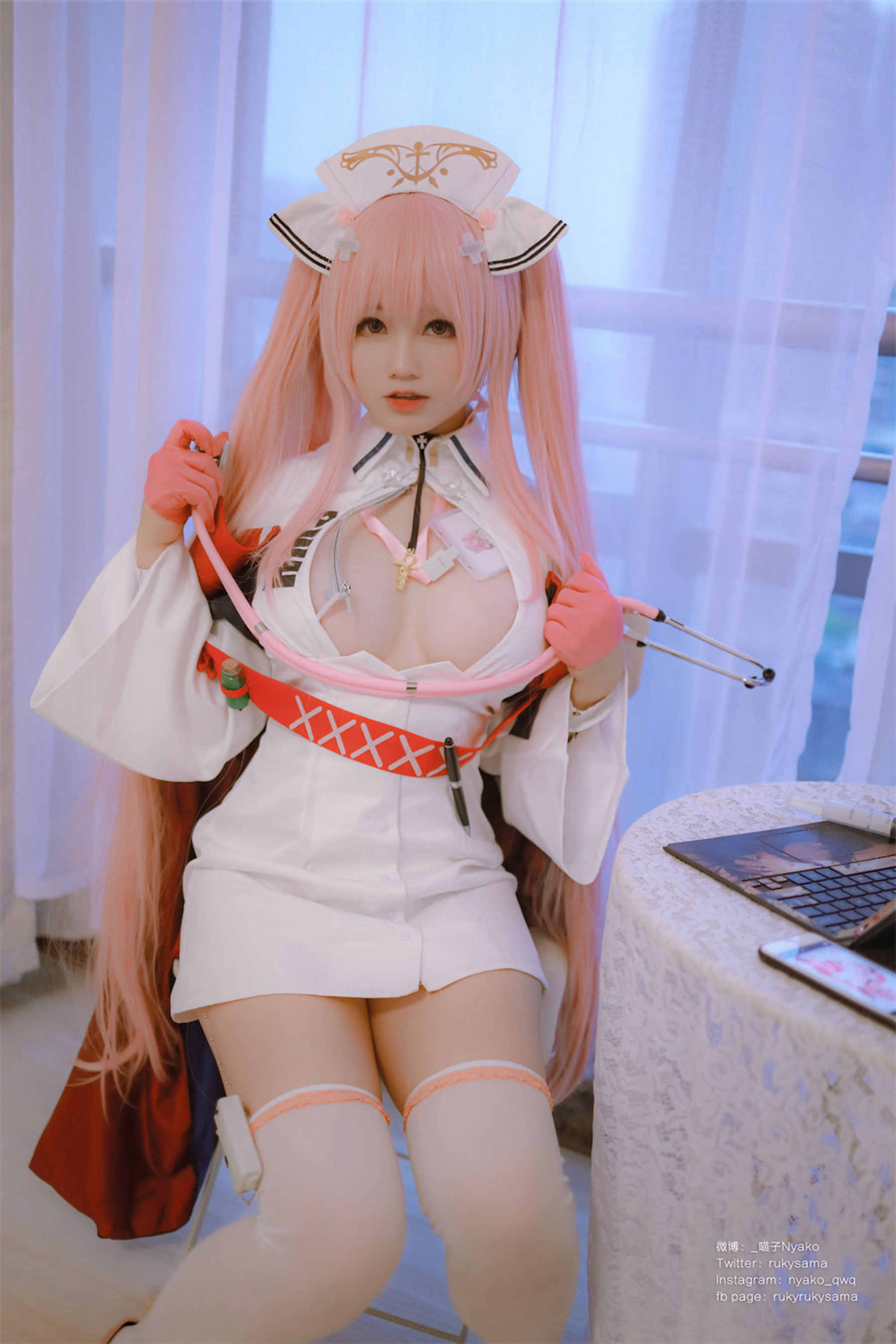 萌妹子Nyako喵子 – 英仙座护士 Cosplay-第48张