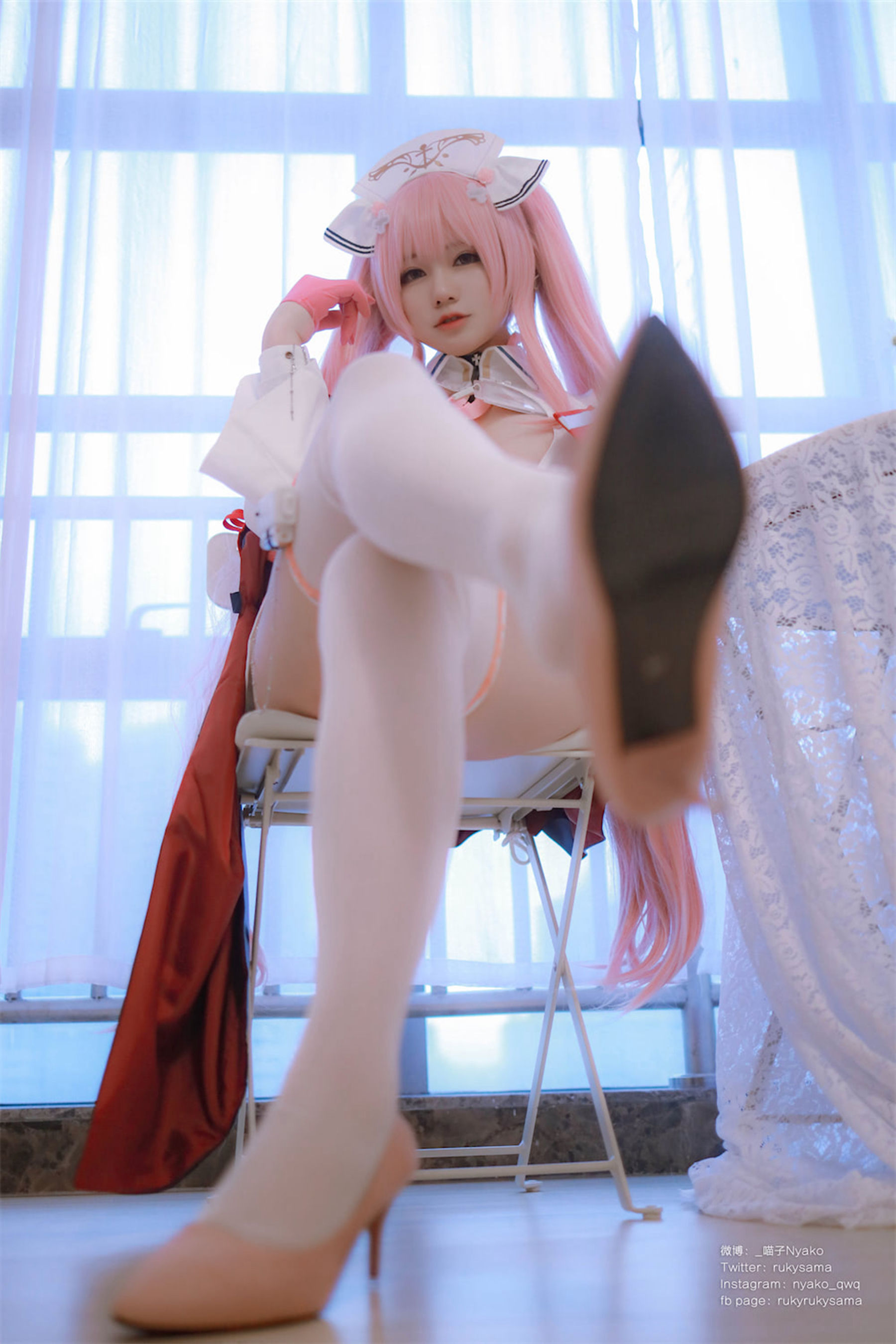 萌妹子Nyako喵子 – 英仙座护士 Cosplay-第11张