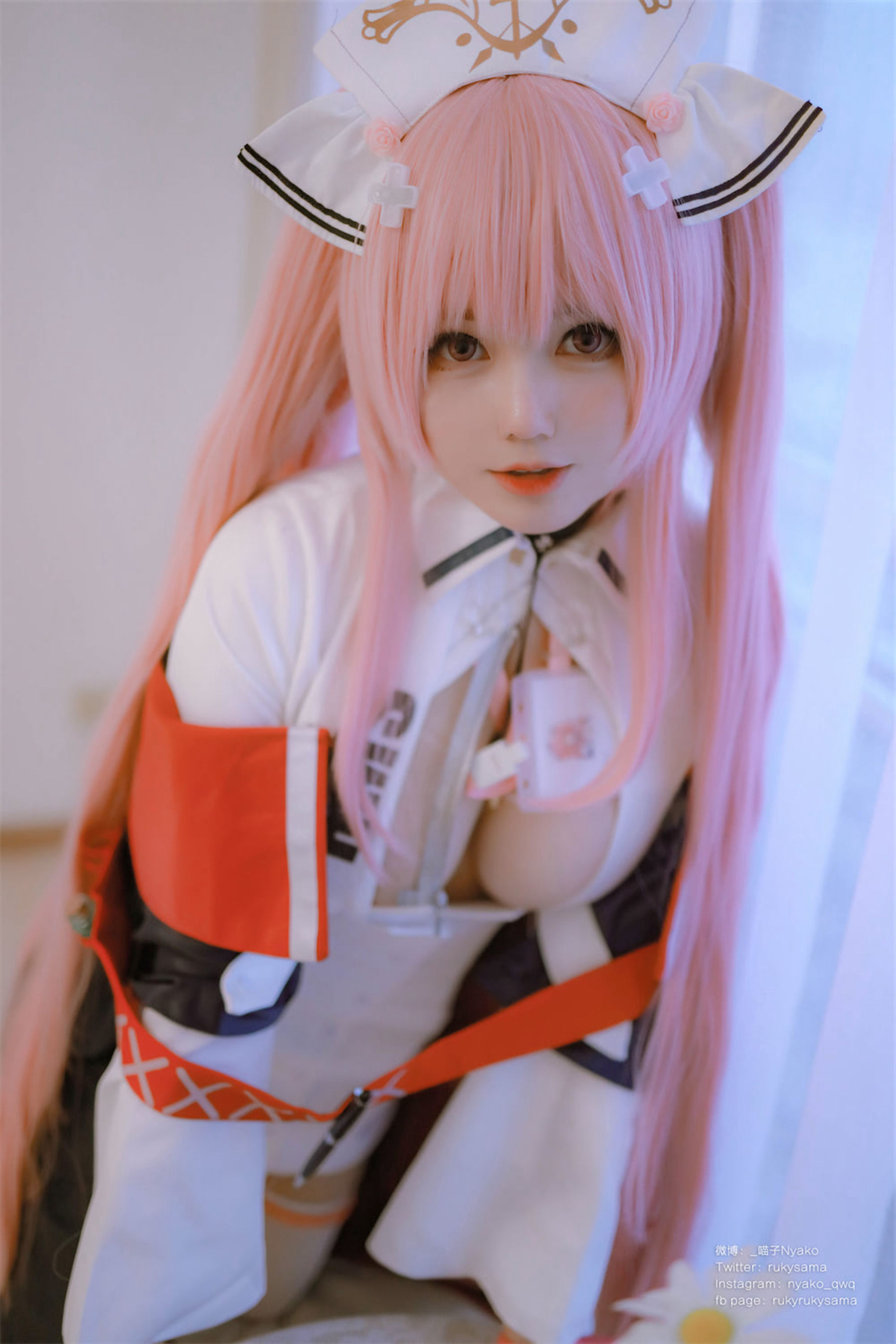 萌妹子Nyako喵子 – 英仙座护士 Cosplay-第28张