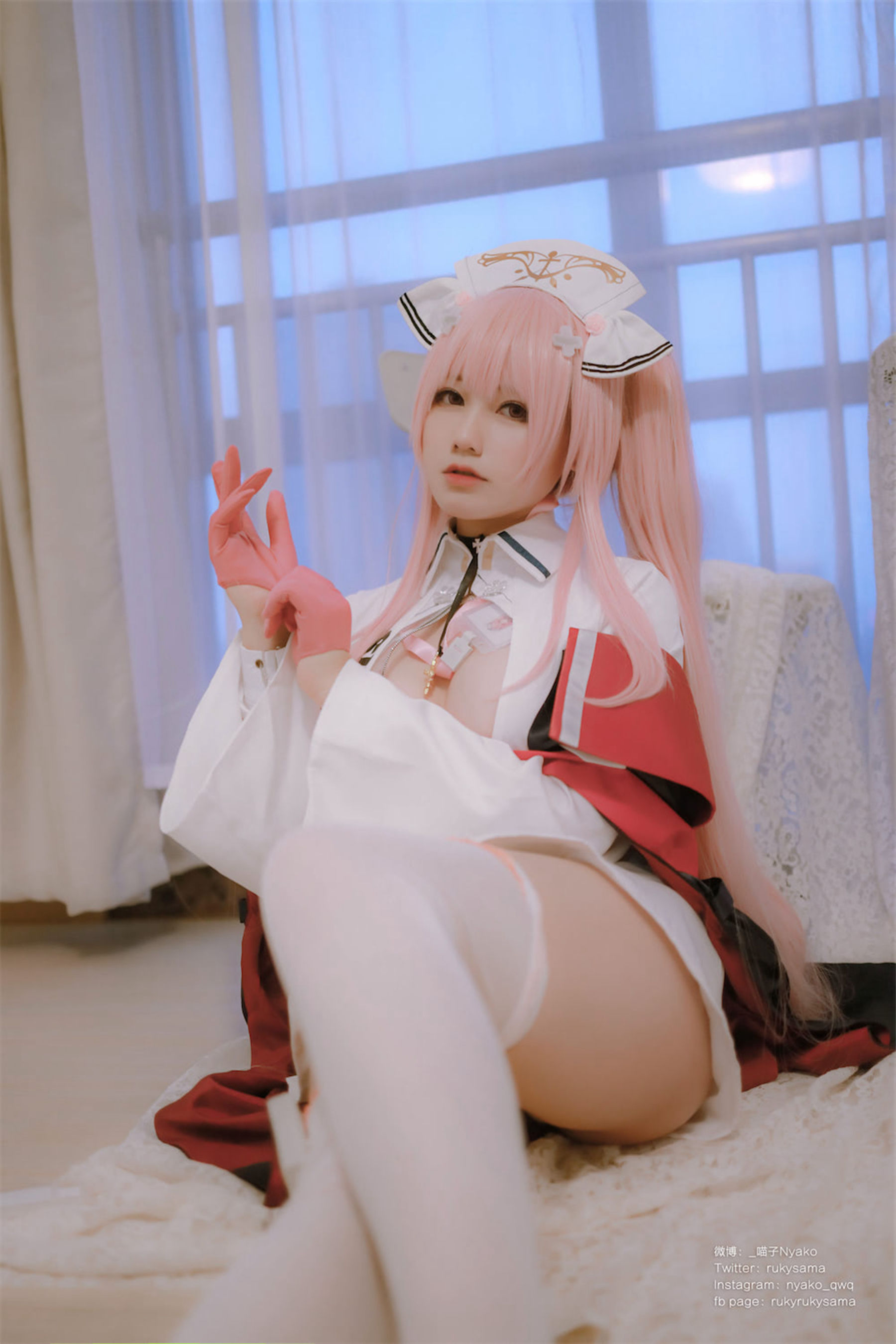 萌妹子Nyako喵子 – 英仙座护士 Cosplay-第50张
