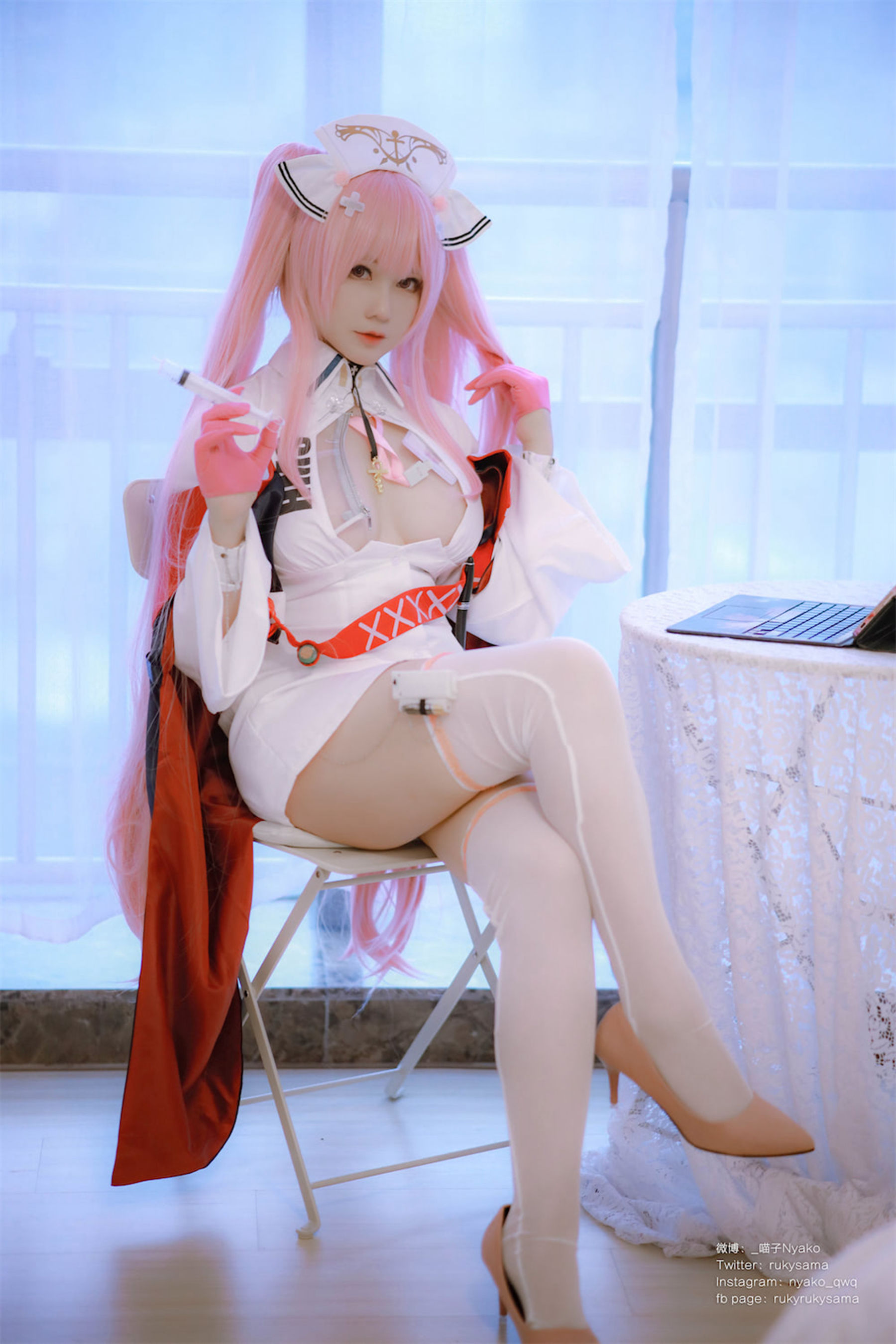 萌妹子Nyako喵子 – 英仙座护士 Cosplay-第61张