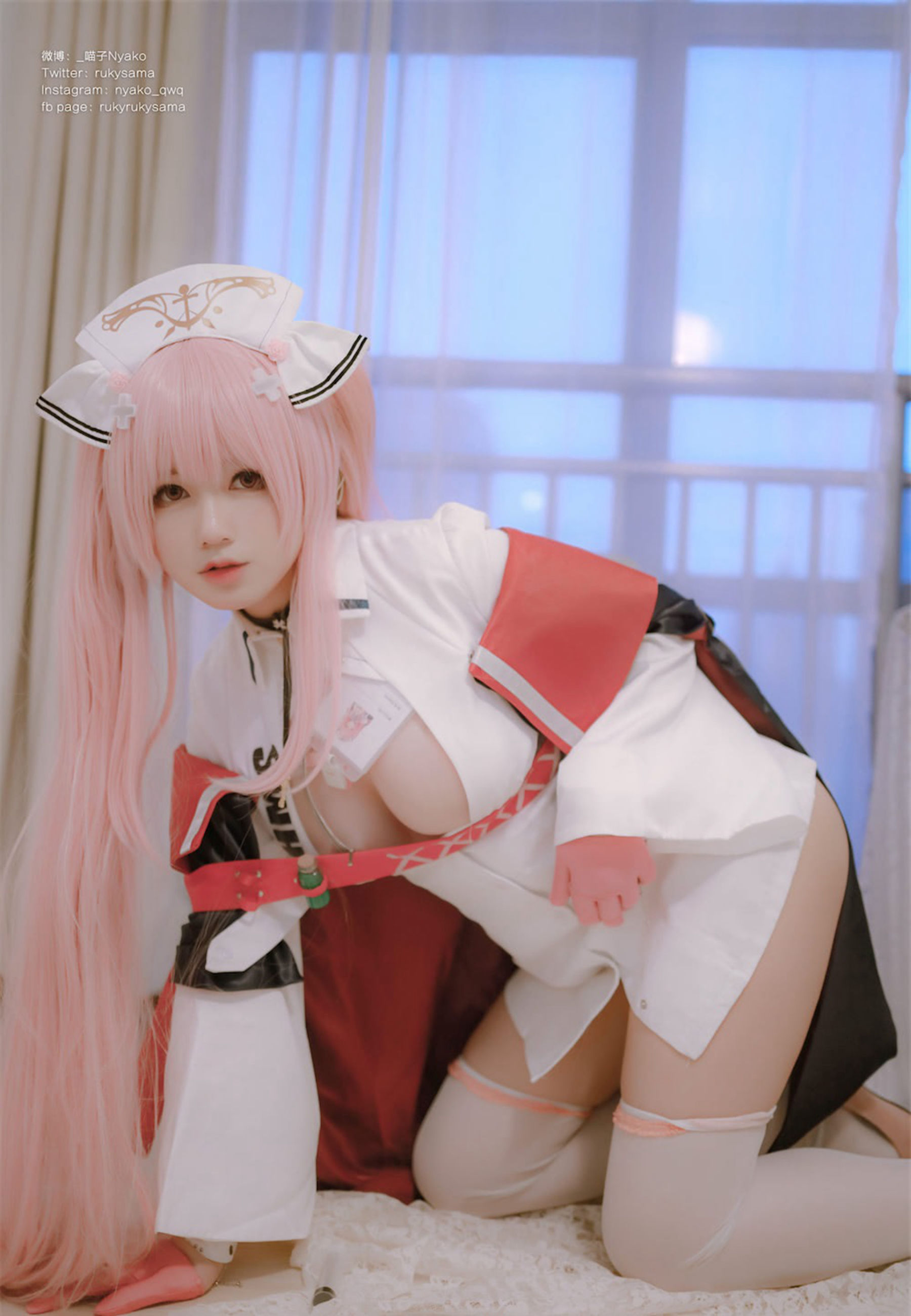 萌妹子Nyako喵子 – 英仙座护士 Cosplay-第63张