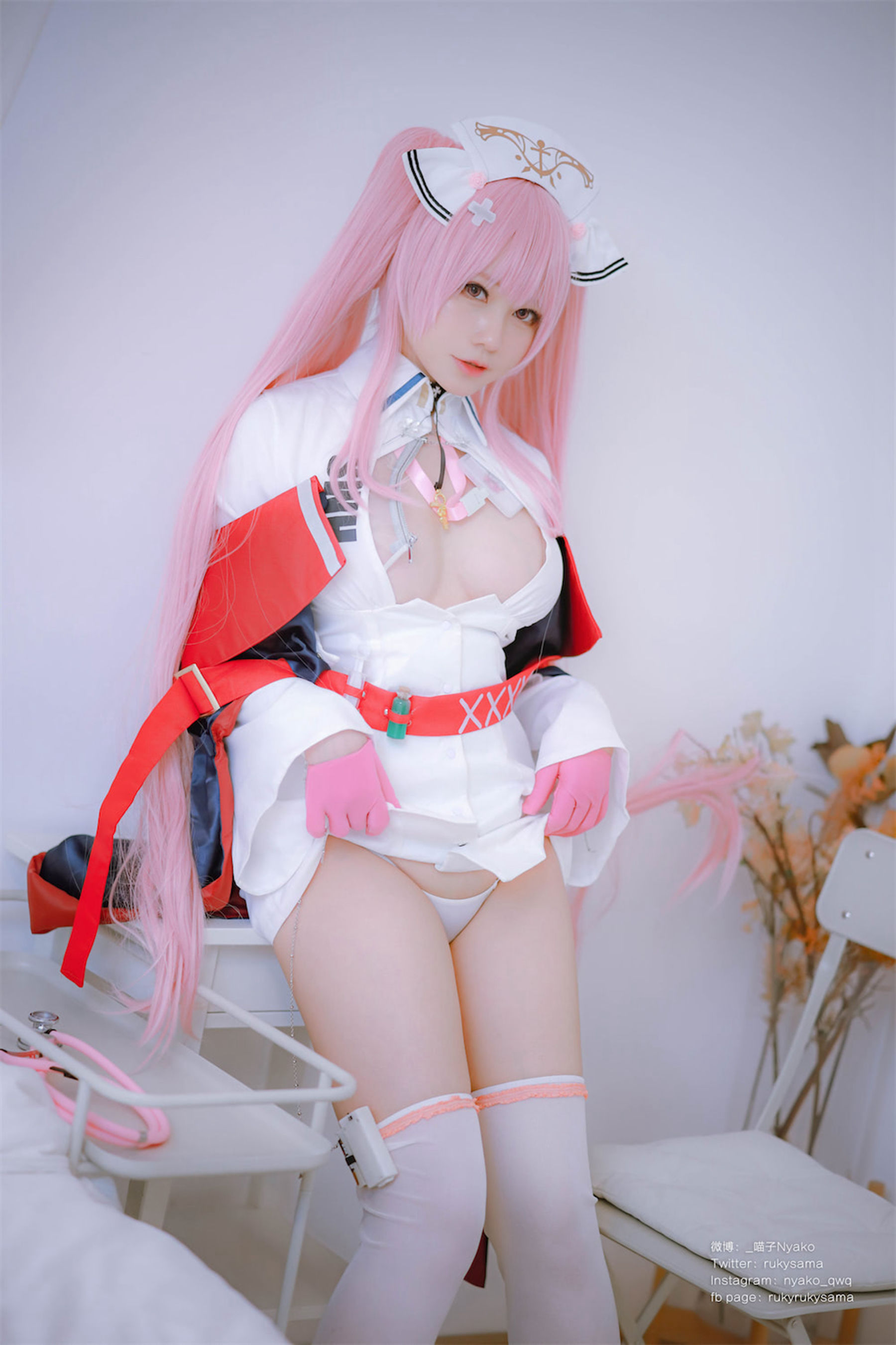 萌妹子Nyako喵子 – 英仙座护士 Cosplay-第25张