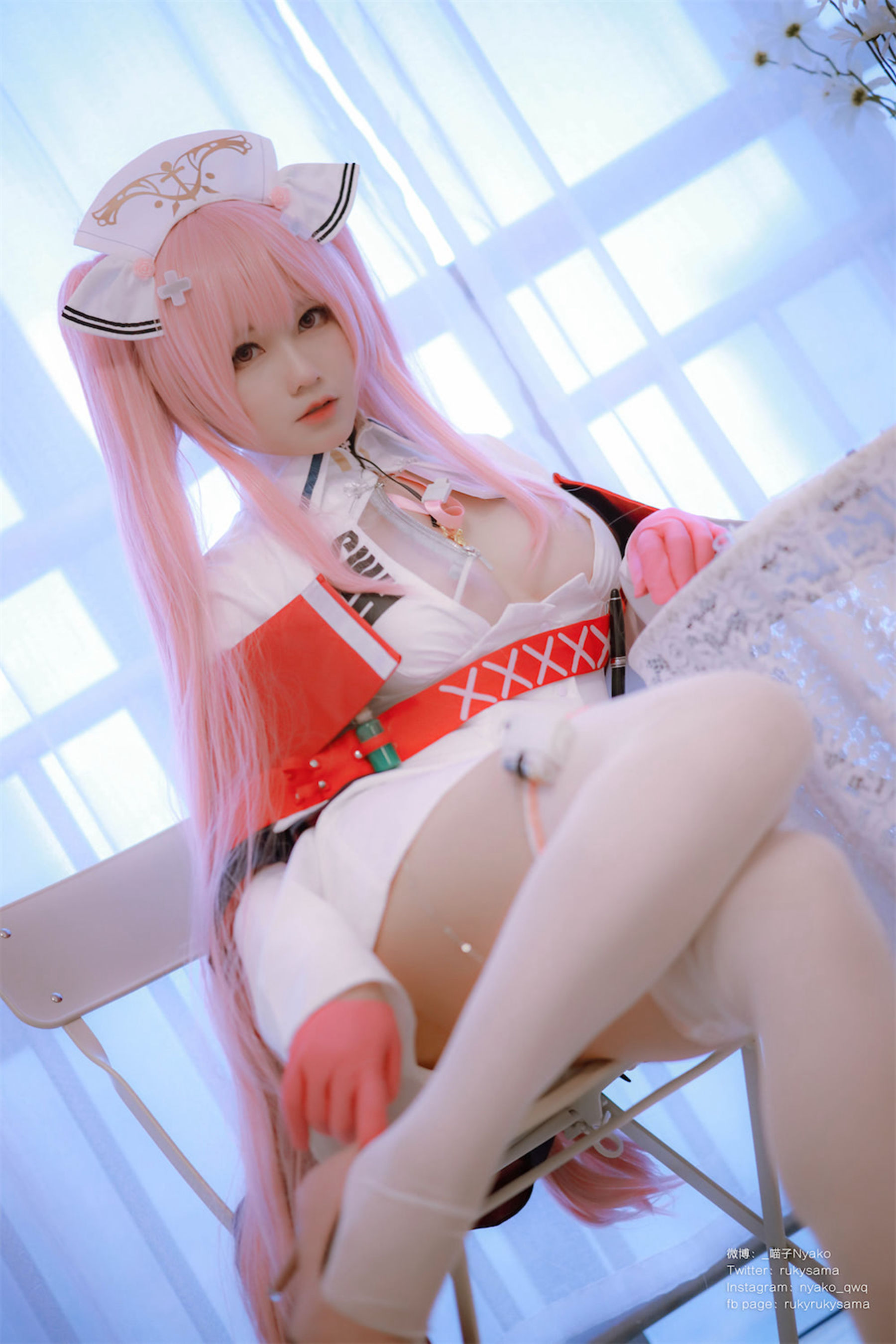 萌妹子Nyako喵子 – 英仙座护士 Cosplay-第8张