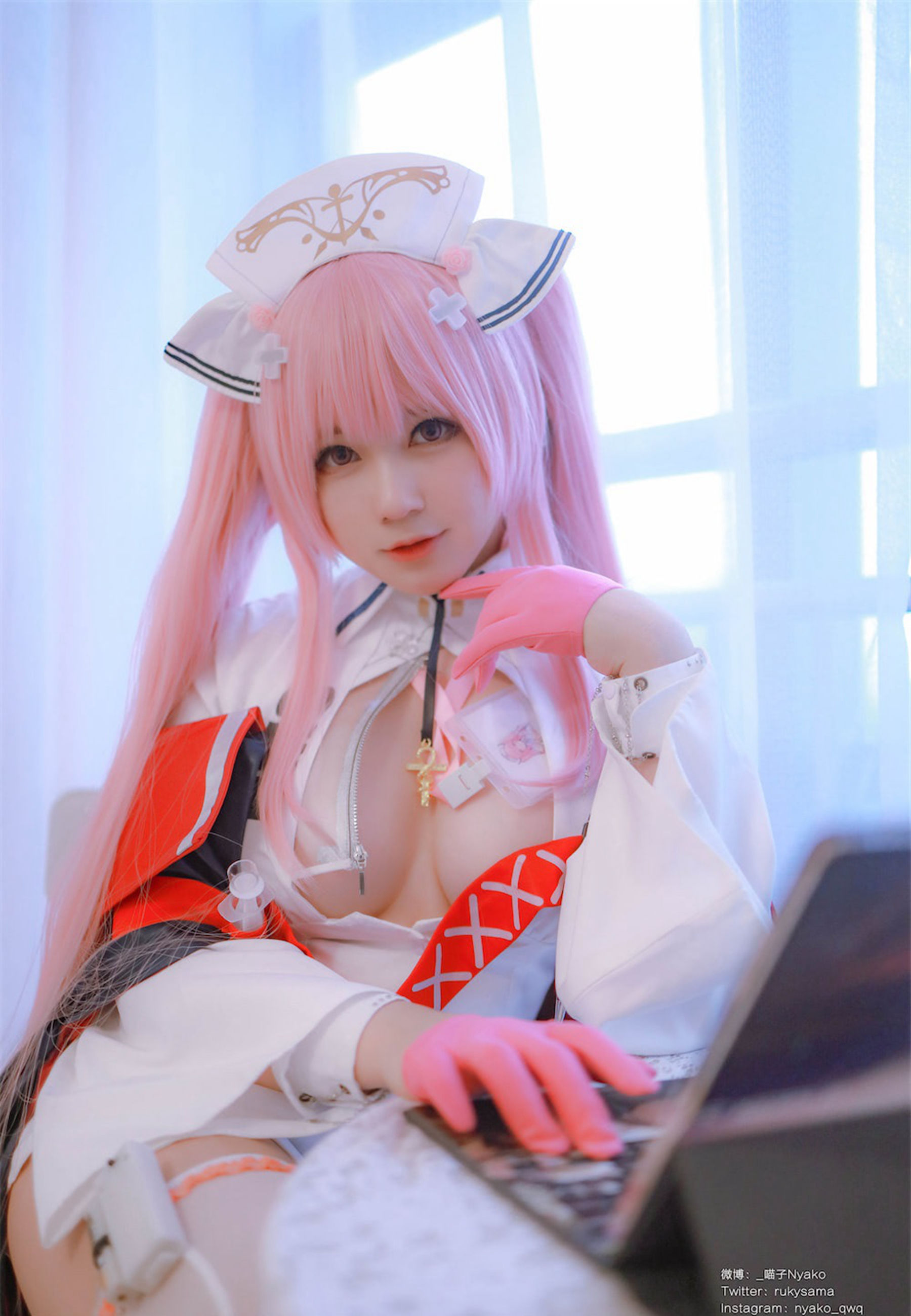萌妹子Nyako喵子 – 英仙座护士 Cosplay-第60张