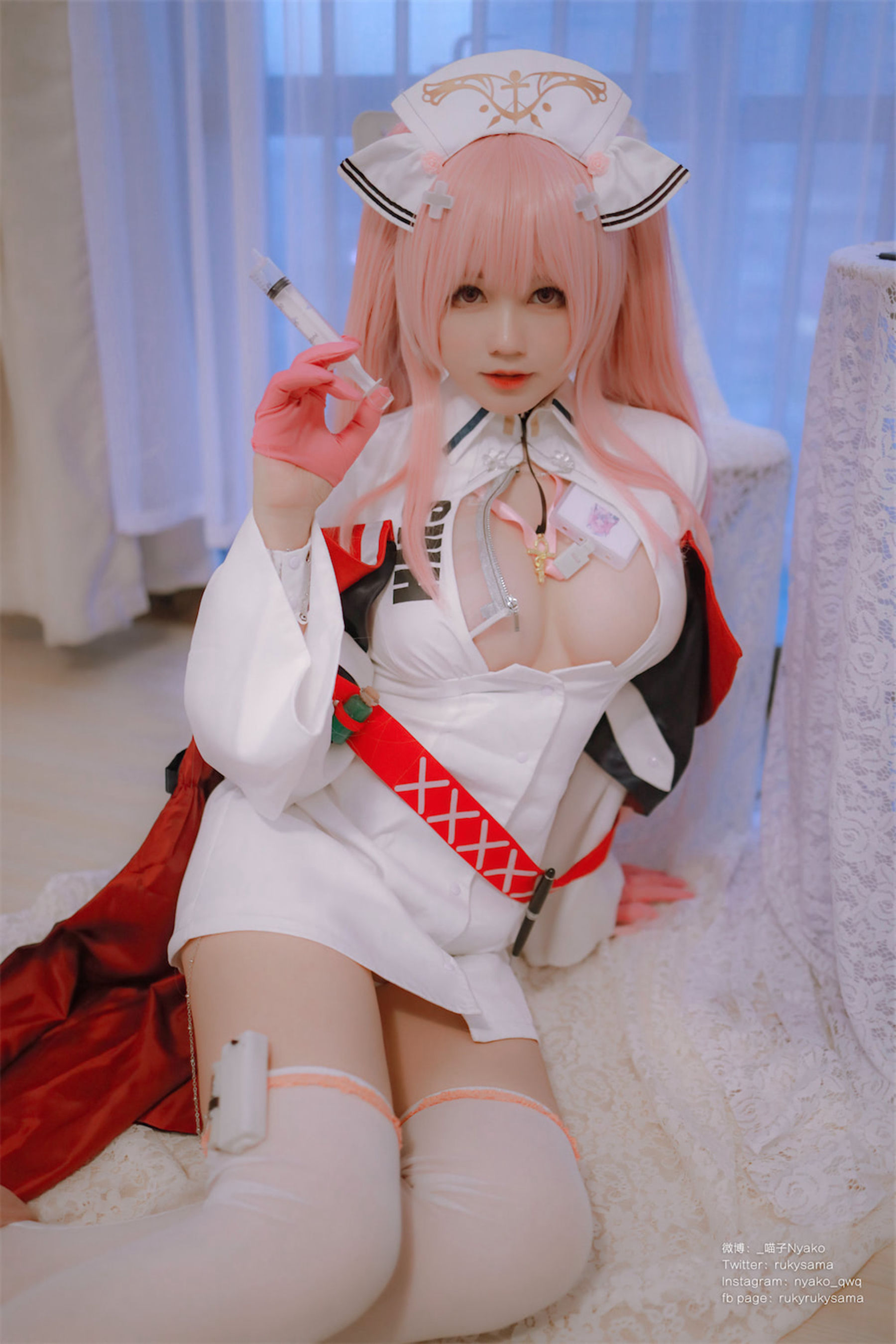 萌妹子Nyako喵子 – 英仙座护士 Cosplay-第52张