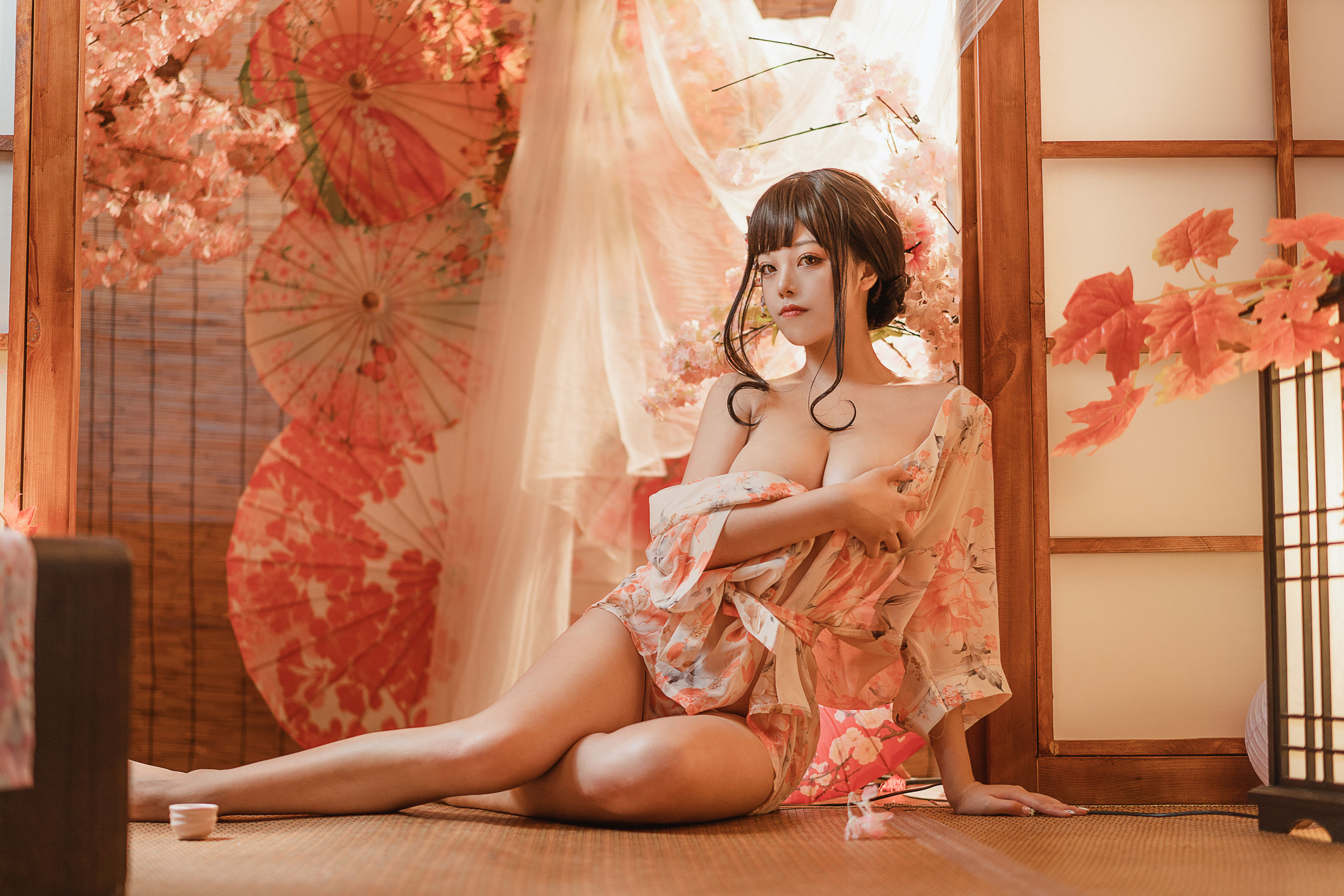 萌系小姐姐蜜汁猫裘 – 浴娘2 Cosplay-第25张