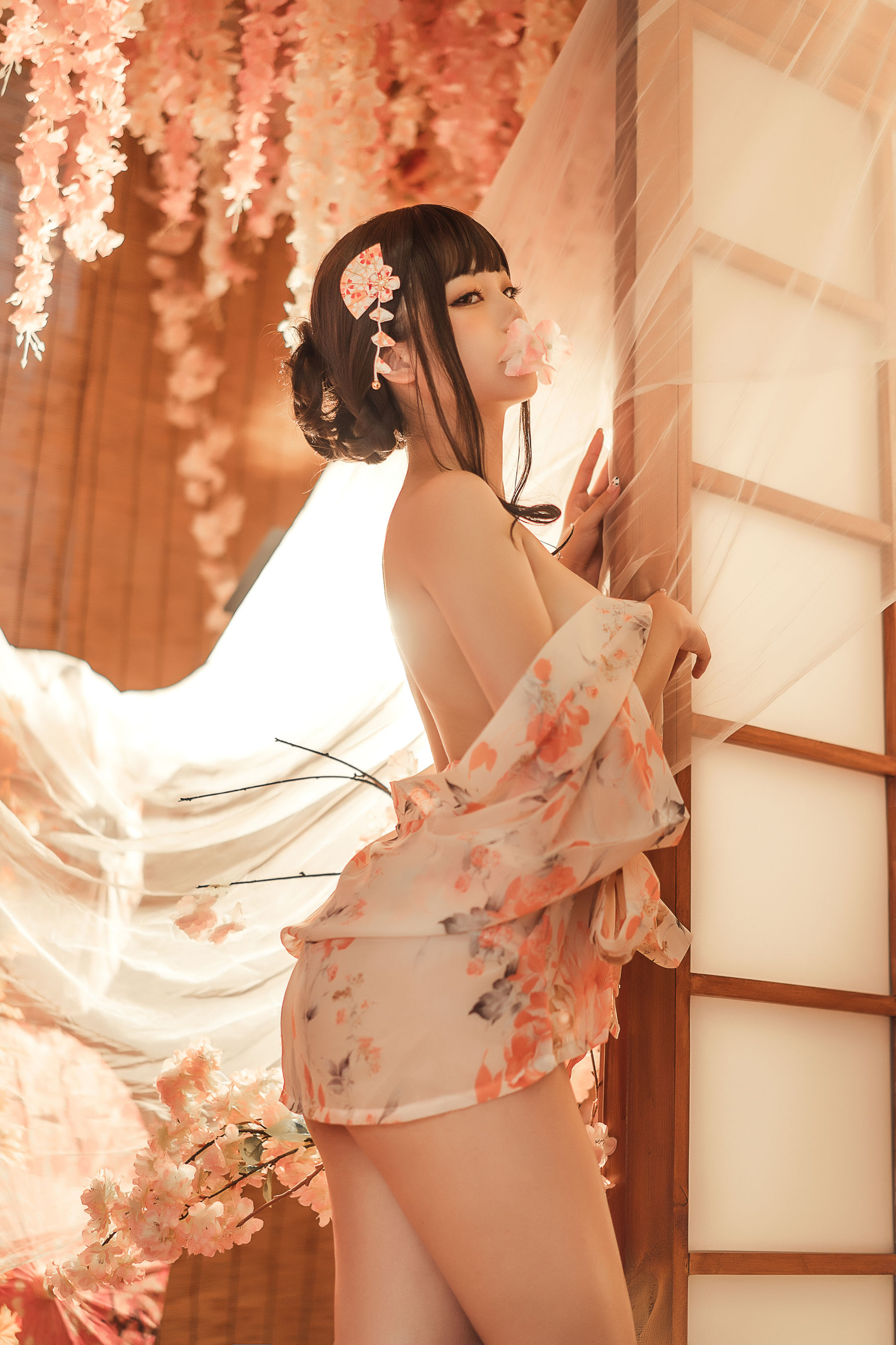 萌系小姐姐蜜汁猫裘 – 浴娘2 Cosplay-第24张