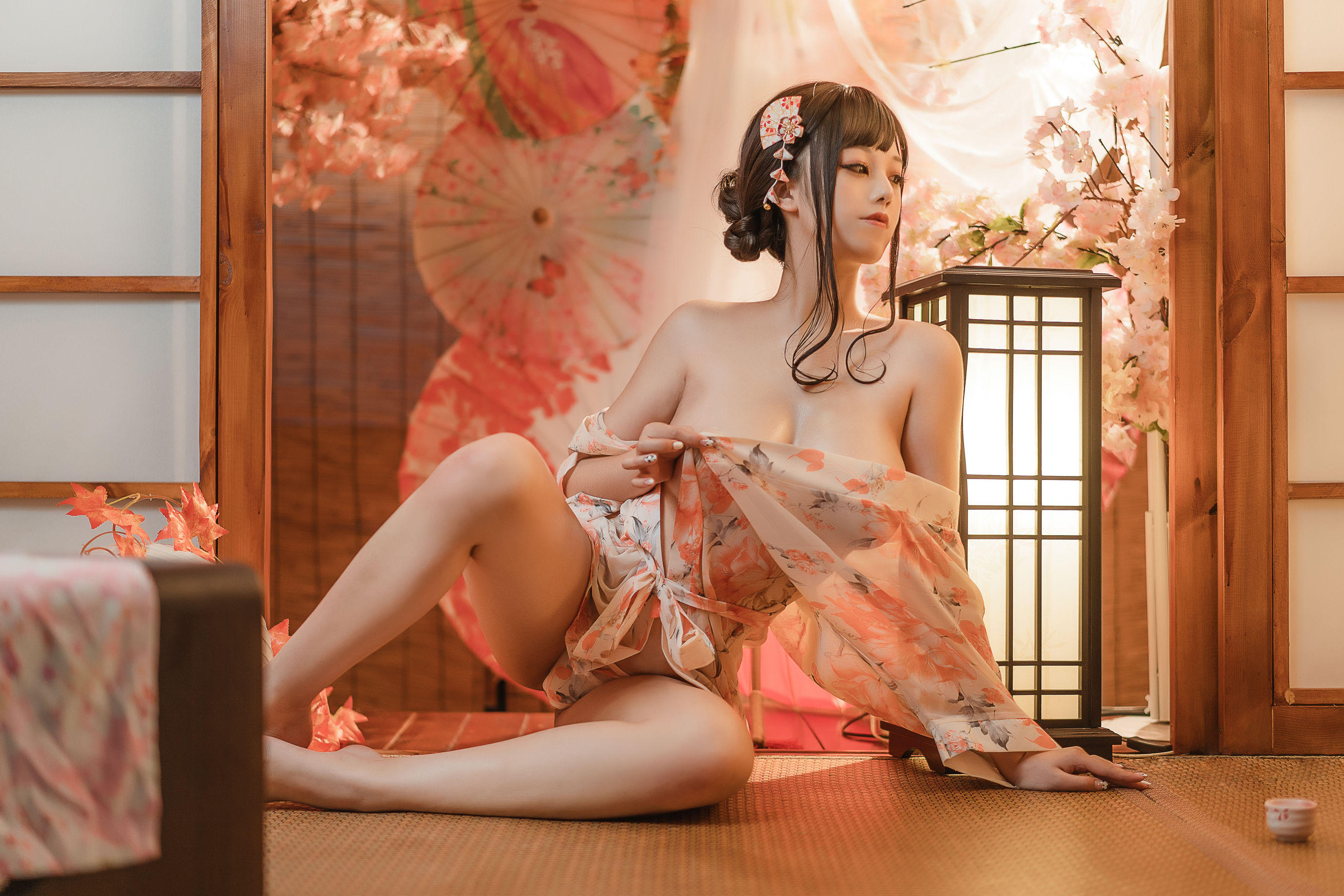 萌系小姐姐蜜汁猫裘 – 浴娘2 Cosplay-第27张