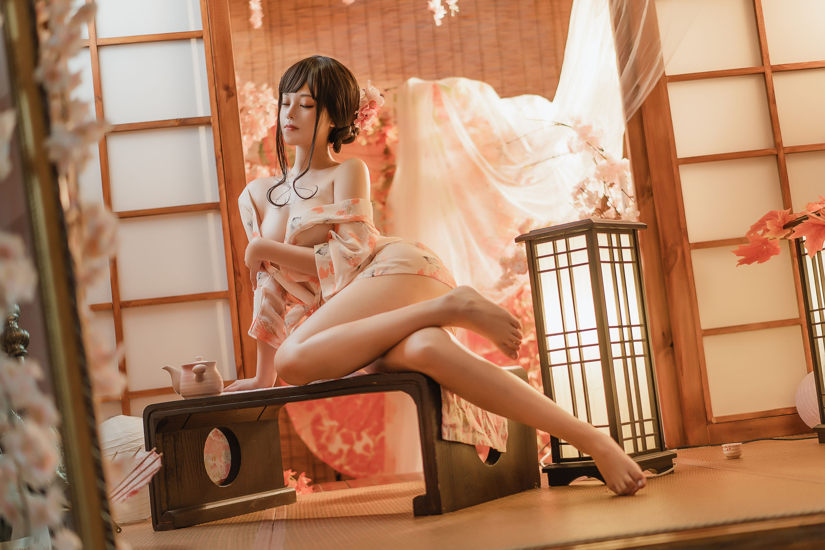 萌系小姐姐蜜汁猫裘 – 浴娘2 Cosplay-第28张