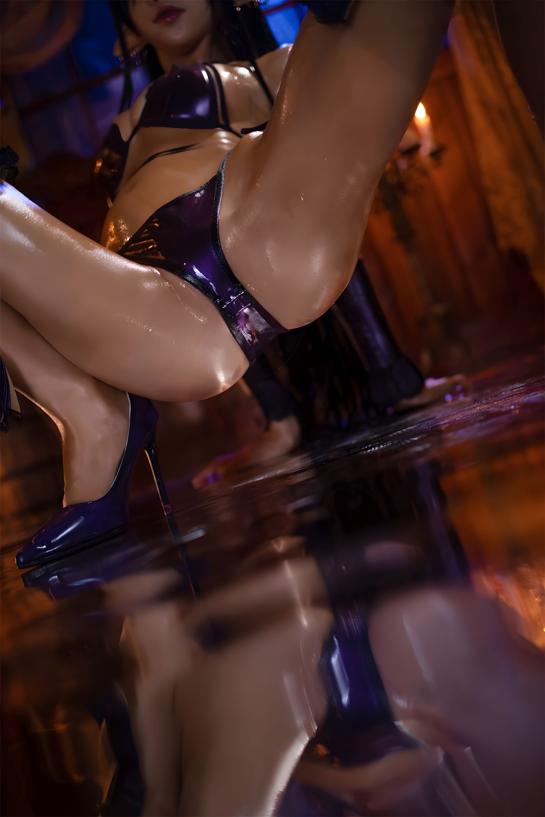 动漫博主水淼aqua – 黑兽 奥莉加 Cosplay-第33张